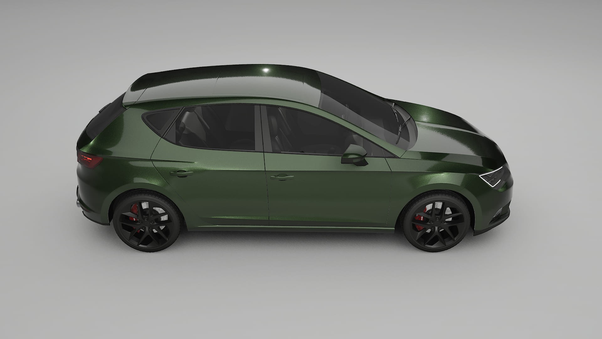 Seat Leon FR 5F TPU Paint Protection Film | LAGOON Color Change PPF Full Pre-Cut Kit