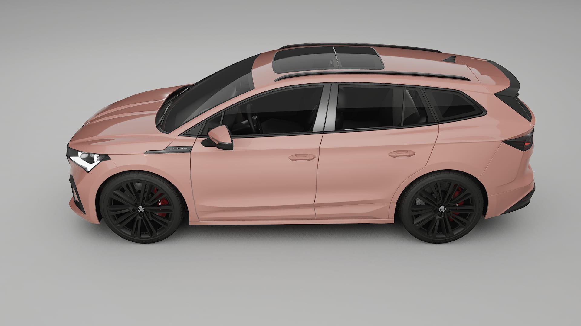 Škoda Enyaq MEB TPU Paint Protection Film | BLUSH Color Change PPF Full Pre-Cut Kit