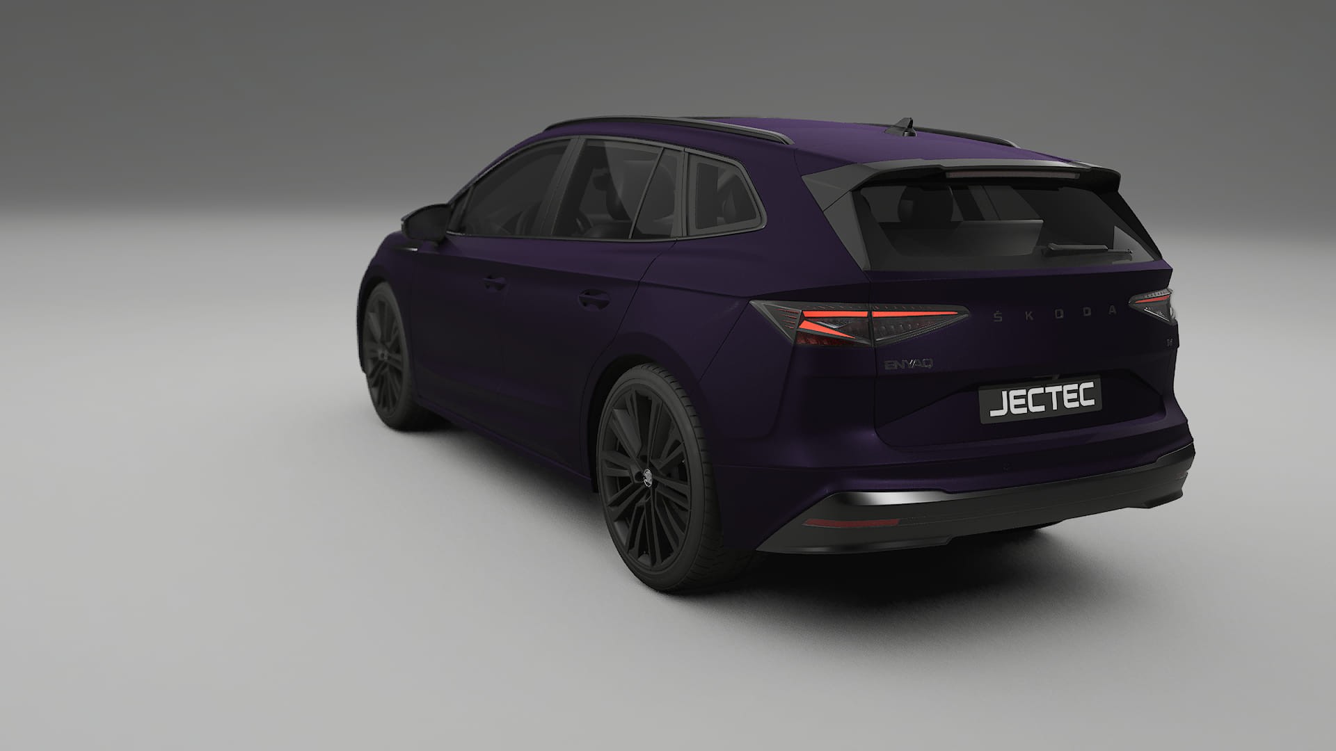 Škoda Enyaq MEB TPU Paint Protection Film | VIOLET Color Change PPF Full Pre-Cut Kit