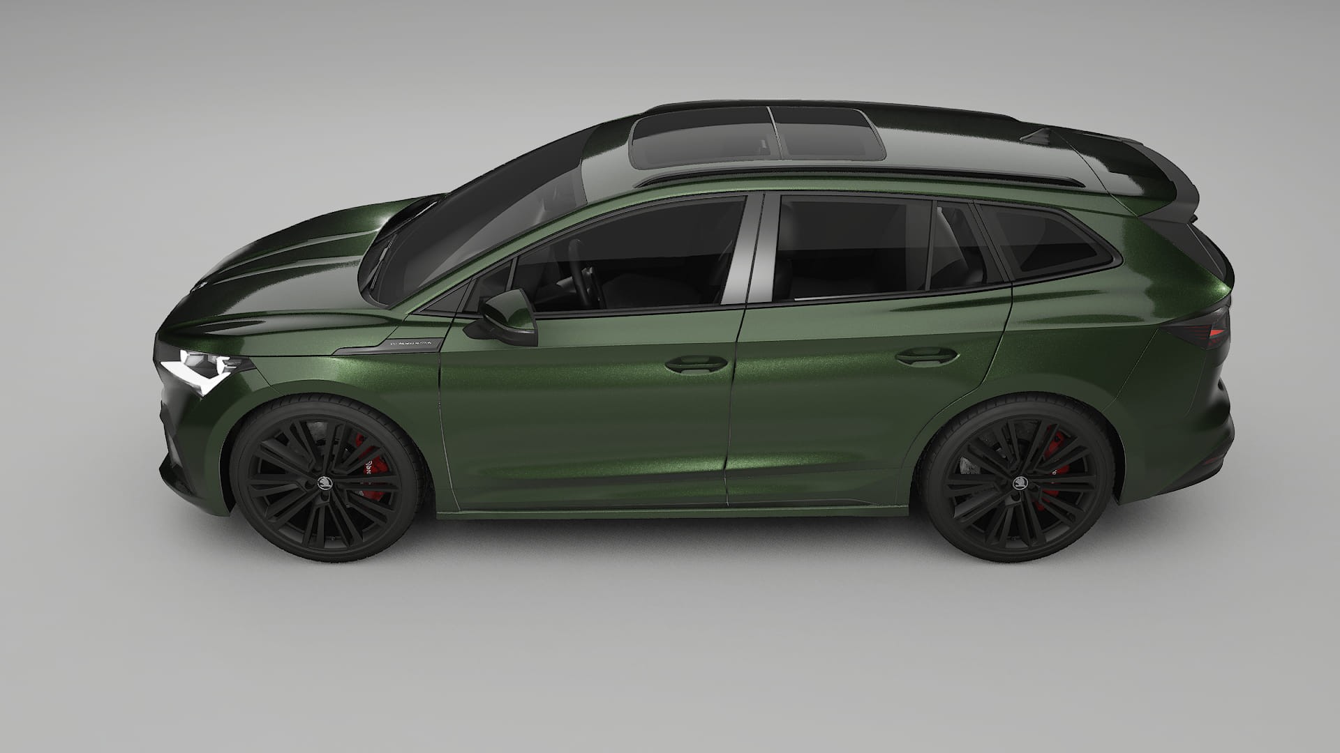 Škoda Enyaq MEB TPU Paint Protection Film | LAGOON Color Change PPF Full Pre-Cut Kit