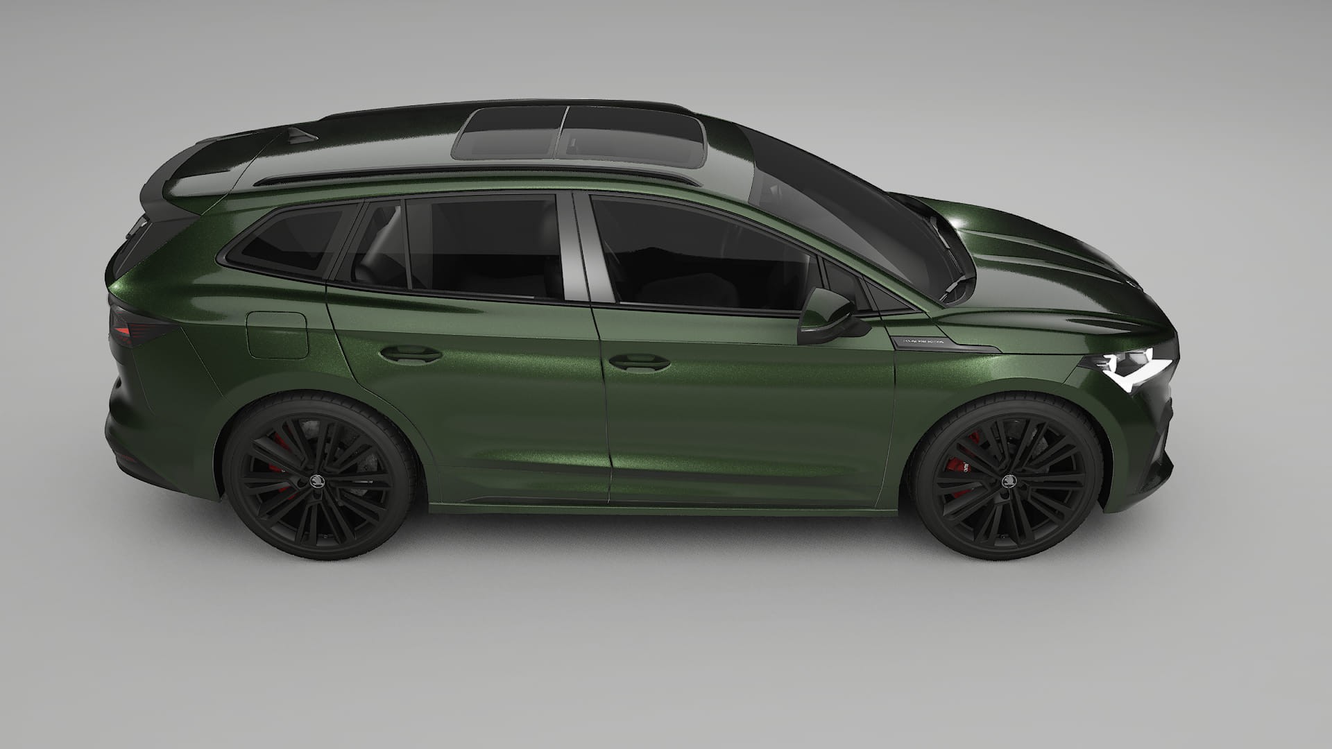 Škoda Enyaq MEB TPU Paint Protection Film | LAGOON Color Change PPF Full Pre-Cut Kit