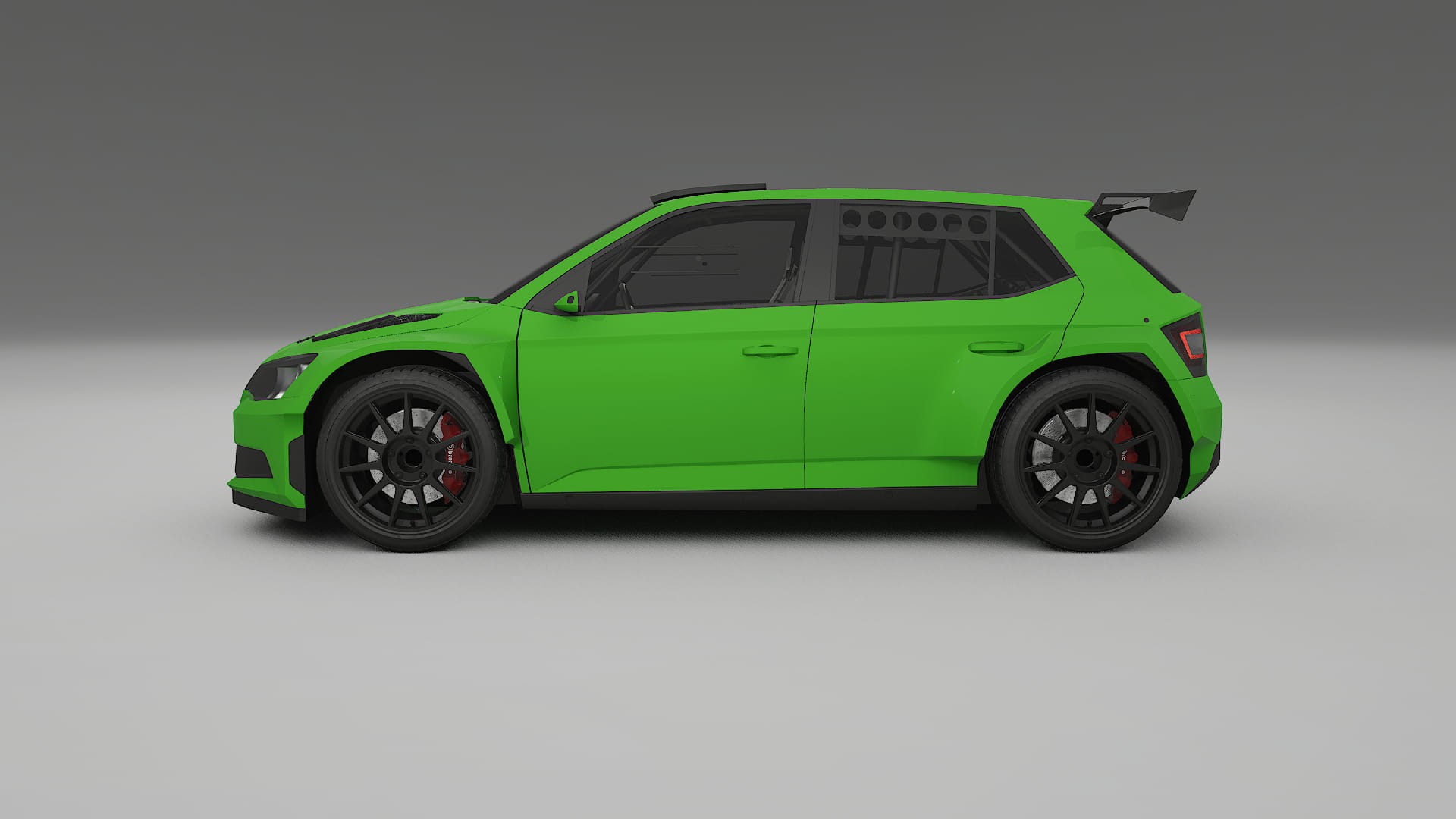 Škoda Fabia R5 6V TPU Paint Protection Film | VENOM Color Change PPF Full Pre-Cut Kit
