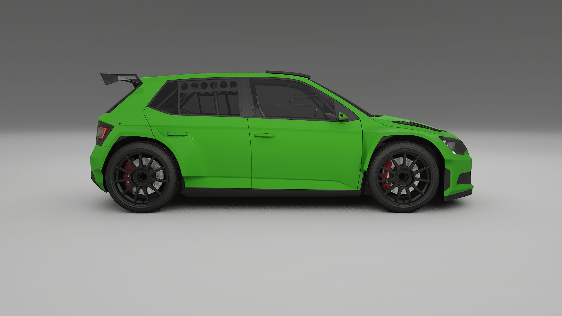 Škoda Fabia R5 6V TPU Paint Protection Film | VENOM Color Change PPF Full Pre-Cut Kit