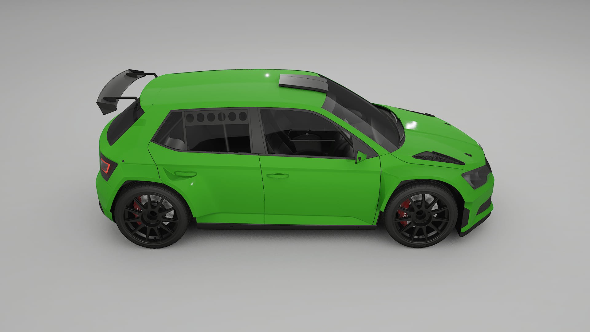 Škoda Fabia R5 6V TPU Paint Protection Film | VENOM Color Change PPF Full Pre-Cut Kit