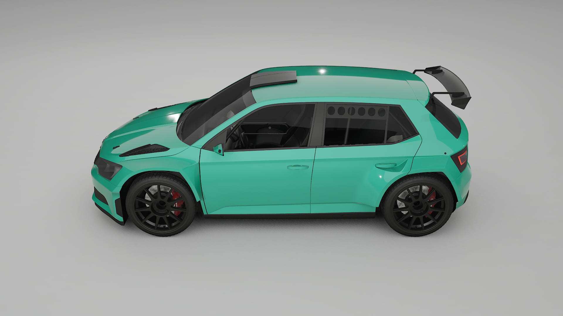 Škoda Fabia R5 6V TPU Paint Protection Film | JEWEL Color Change PPF Full Pre-Cut Kit