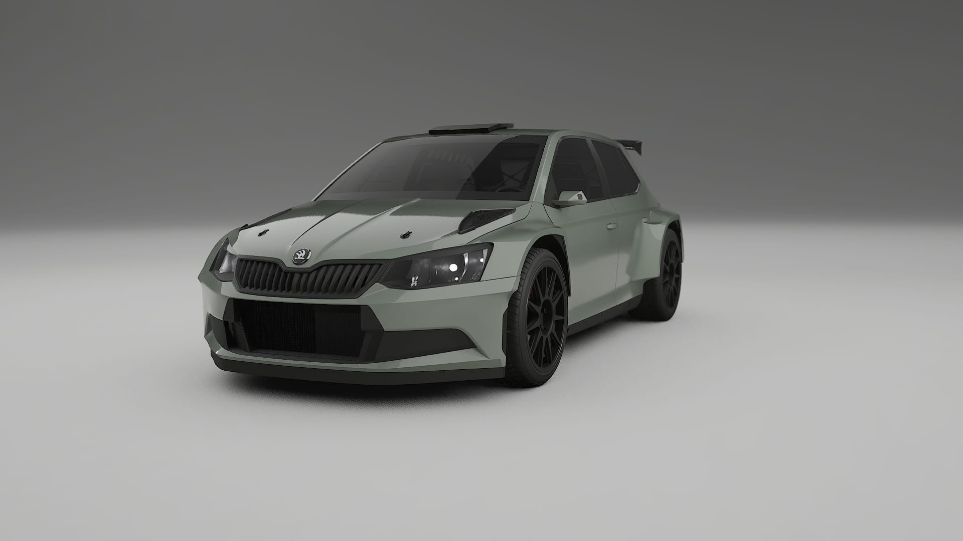 Škoda Fabia R5 6V TPU Paint Protection Film | SLATE Color Change PPF Full Pre-Cut Kit
