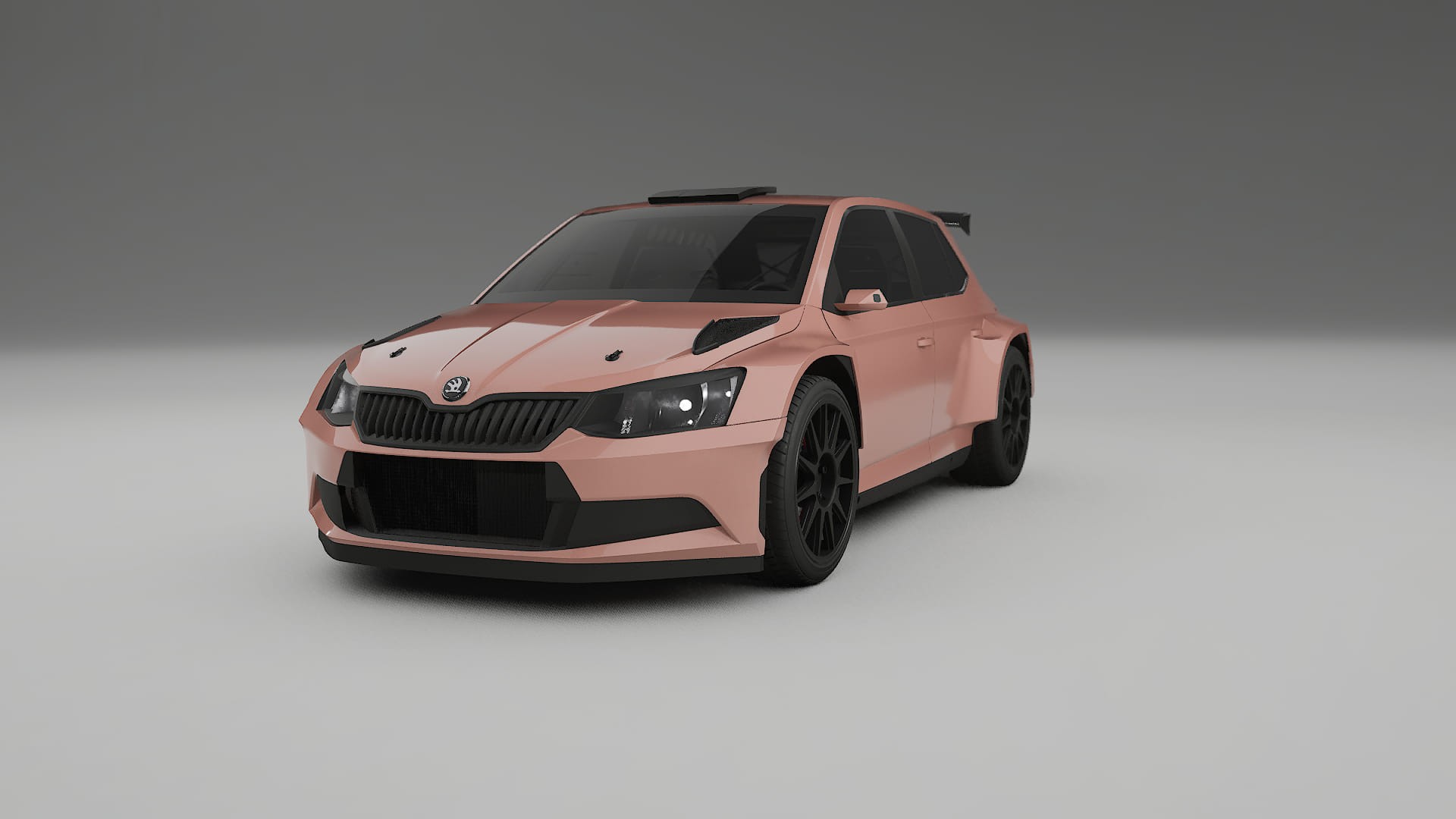 Škoda Fabia R5 6V TPU Paint Protection Film | BLUSH Color Change PPF Full Pre-Cut Kit