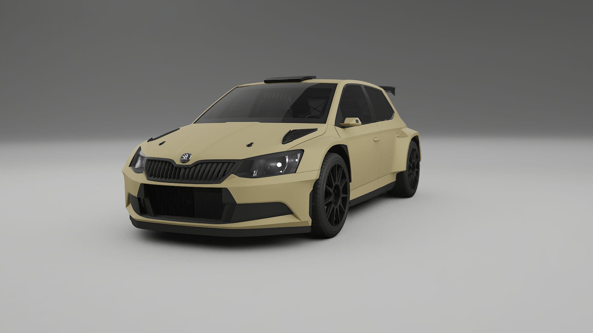 Škoda Fabia R5 6V TPU Paint Protection Film | SAND Color Change PPF Full Pre-Cut Kit