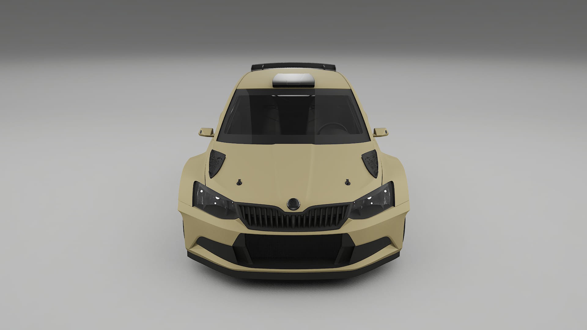 Škoda Fabia R5 6V TPU Paint Protection Film | SAND Color Change PPF Full Pre-Cut Kit