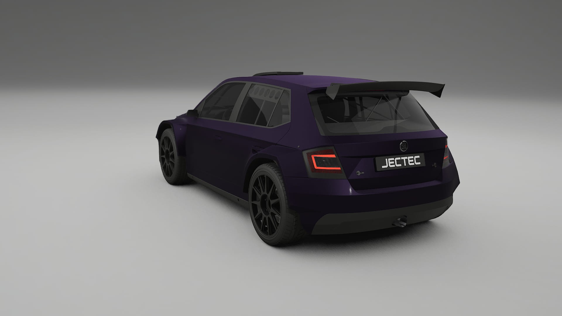 Škoda Fabia R5 6V TPU Paint Protection Film | VIOLET Color Change PPF Full Pre-Cut Kit