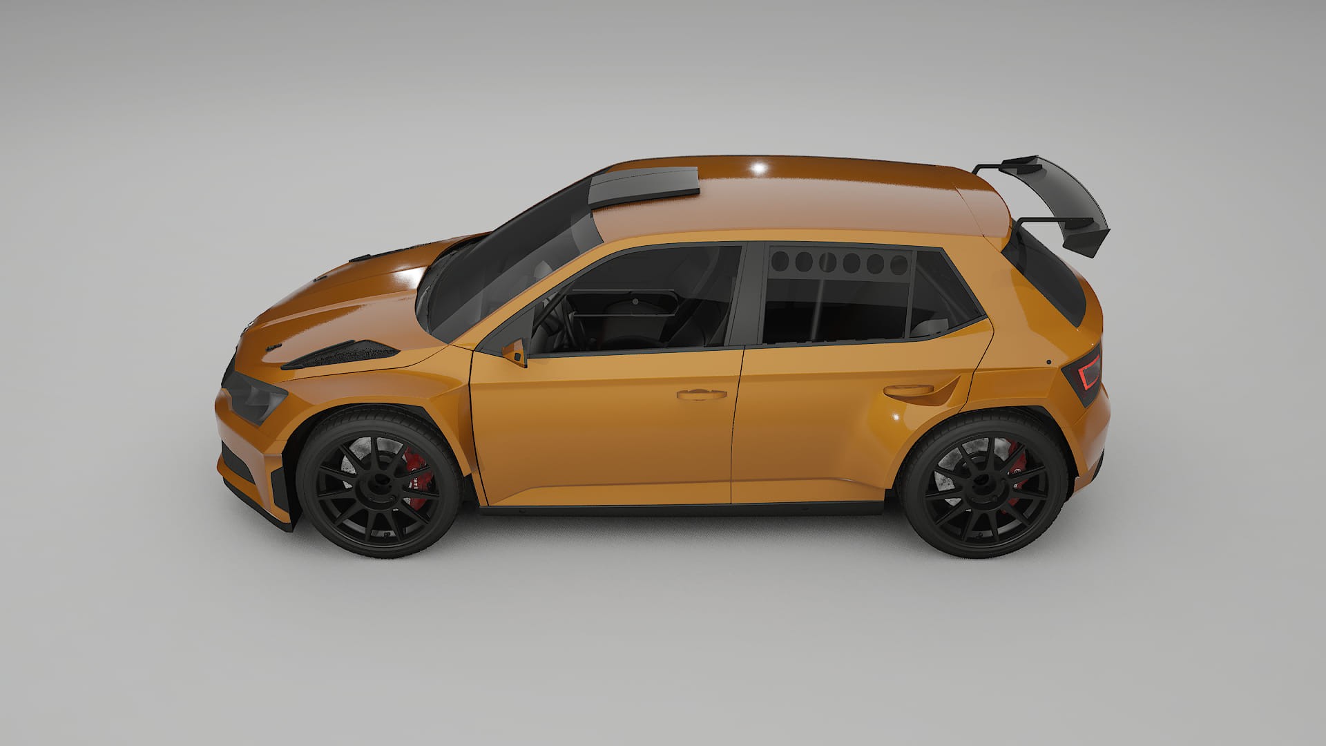 Škoda Fabia R5 6V TPU Paint Protection Film | DAISY Color Change PPF Full Pre-Cut Kit