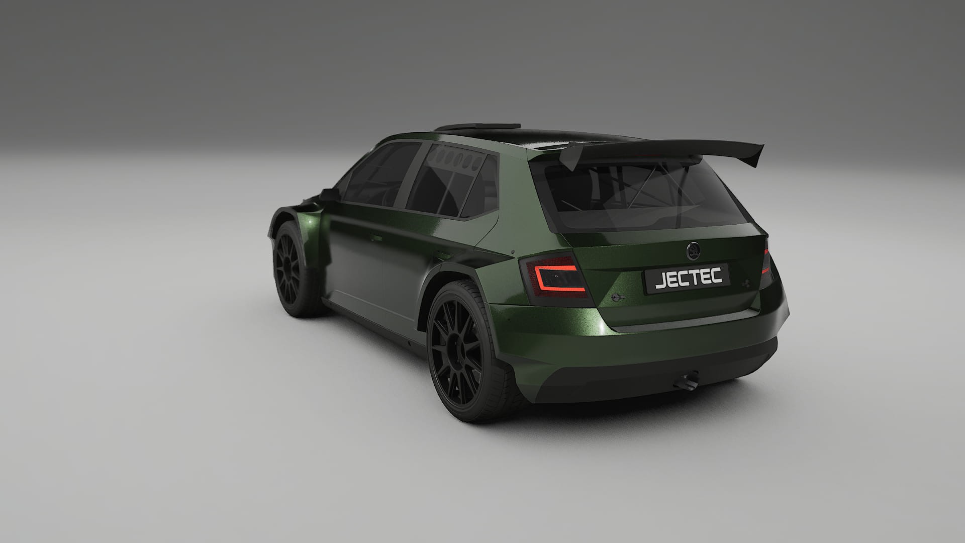 Škoda Fabia R5 6V TPU Paint Protection Film | LAGOON Color Change PPF Full Pre-Cut Kit