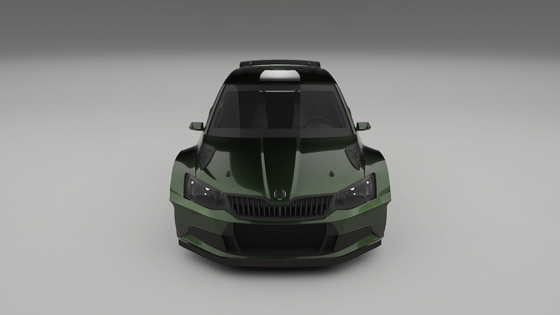 Škoda Fabia R5 6V TPU Paint Protection Film | LAGOON Color Change PPF Full Pre-Cut Kit