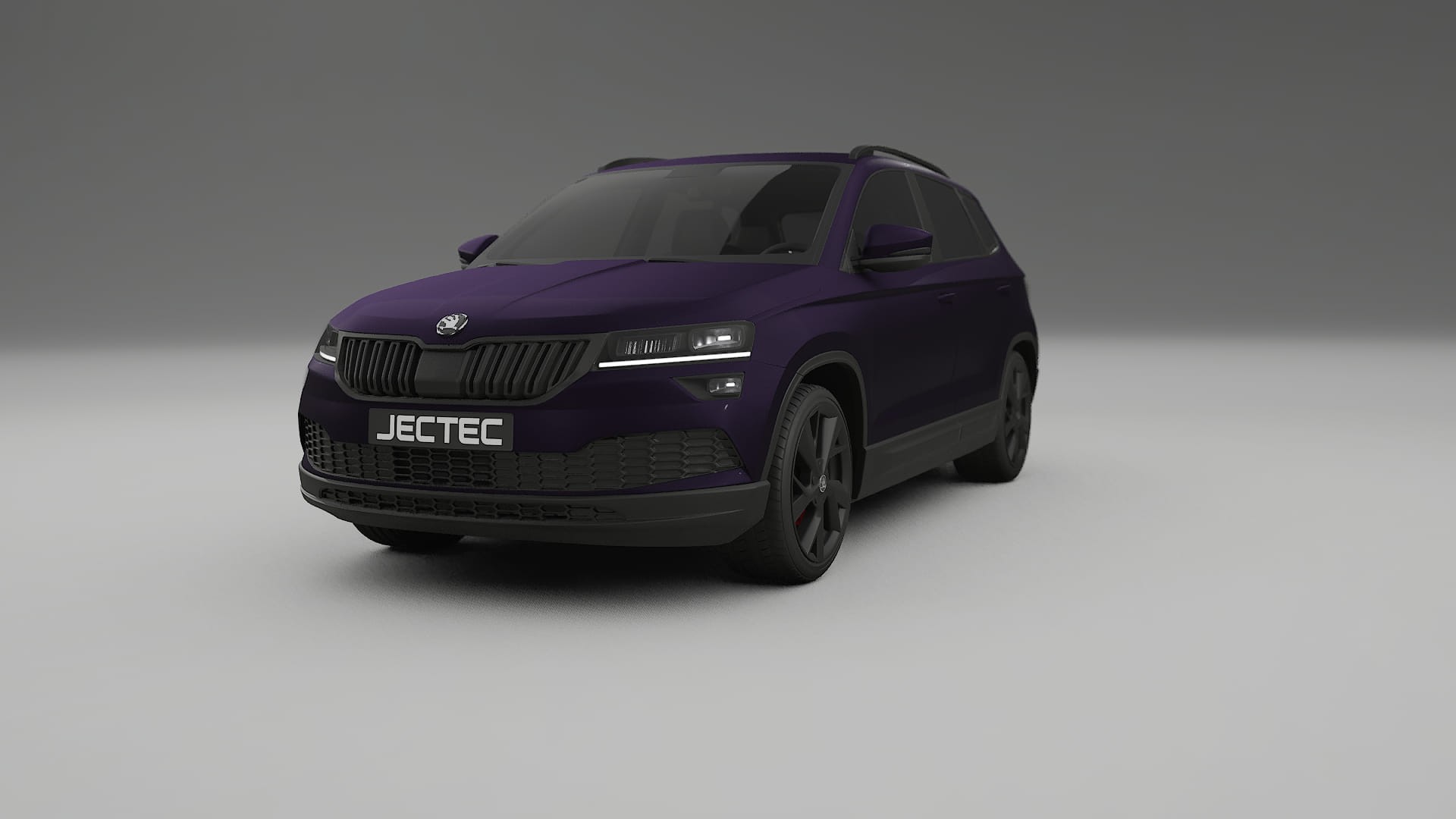Škoda Karoq NU7 TPU Paint Protection Film | VIOLET Color Change PPF Full Pre-Cut Kit