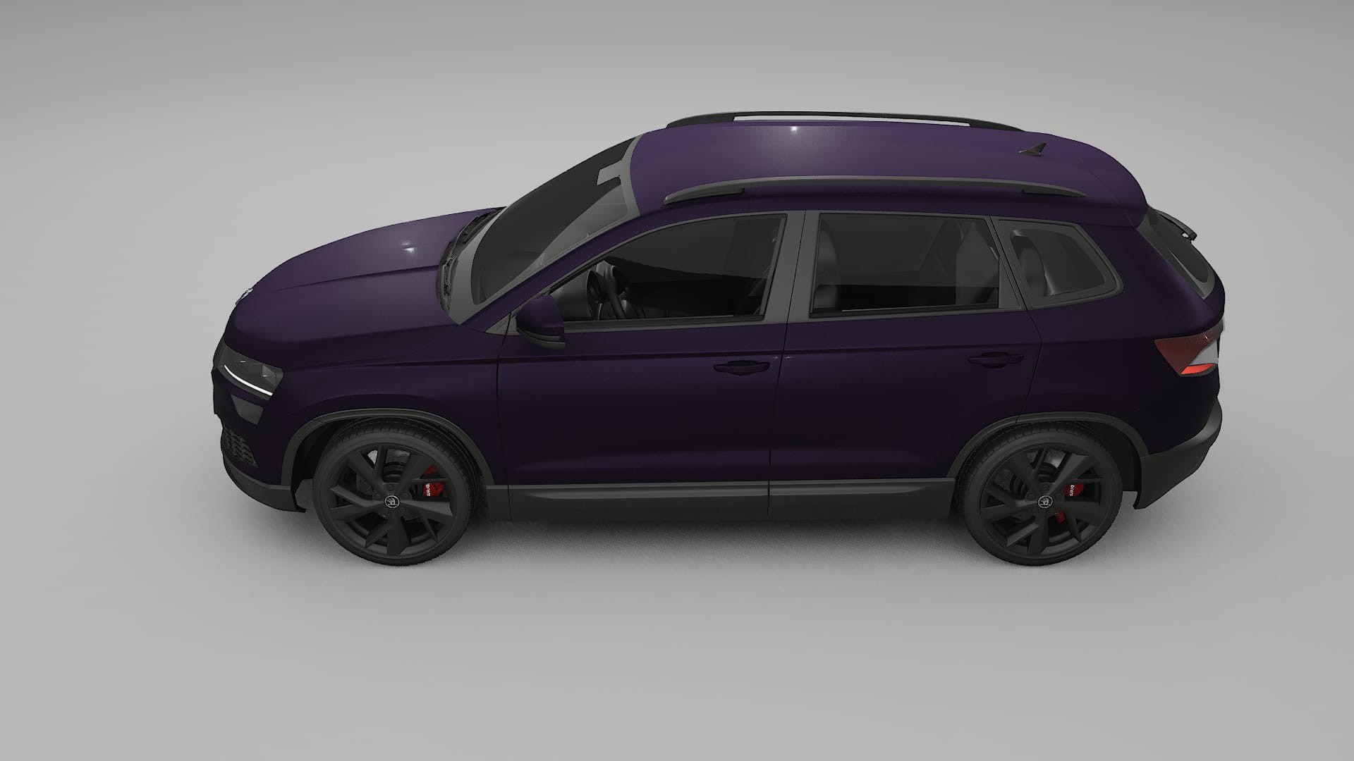 Škoda Karoq NU7 TPU Paint Protection Film | VIOLET Color Change PPF Full Pre-Cut Kit