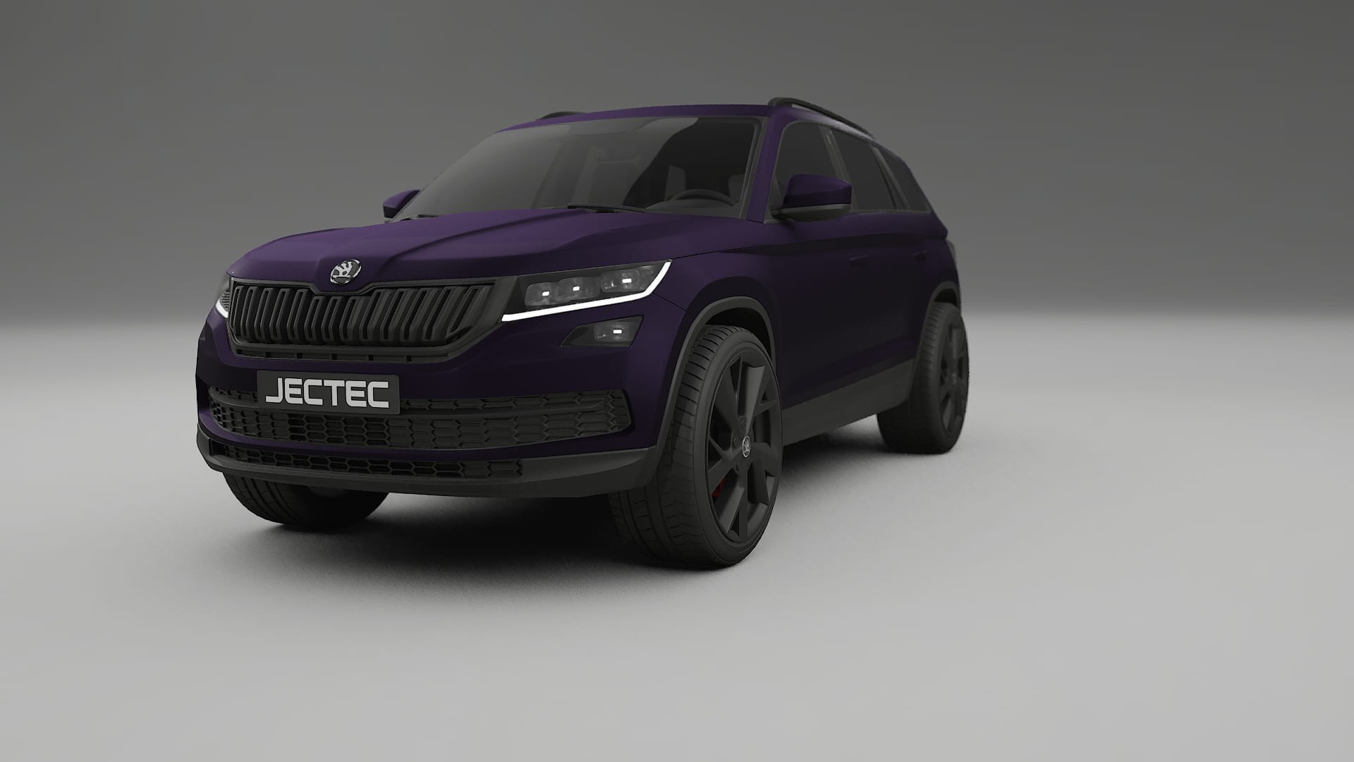 Škoda Kodiaq NS7 TPU Paint Protection Film | VIOLET Color Change PPF Full Pre-Cut Kit