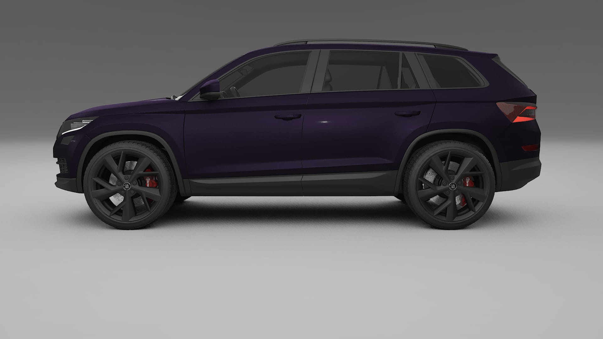 Škoda Kodiaq NS7 TPU Paint Protection Film | VIOLET Color Change PPF Full Pre-Cut Kit