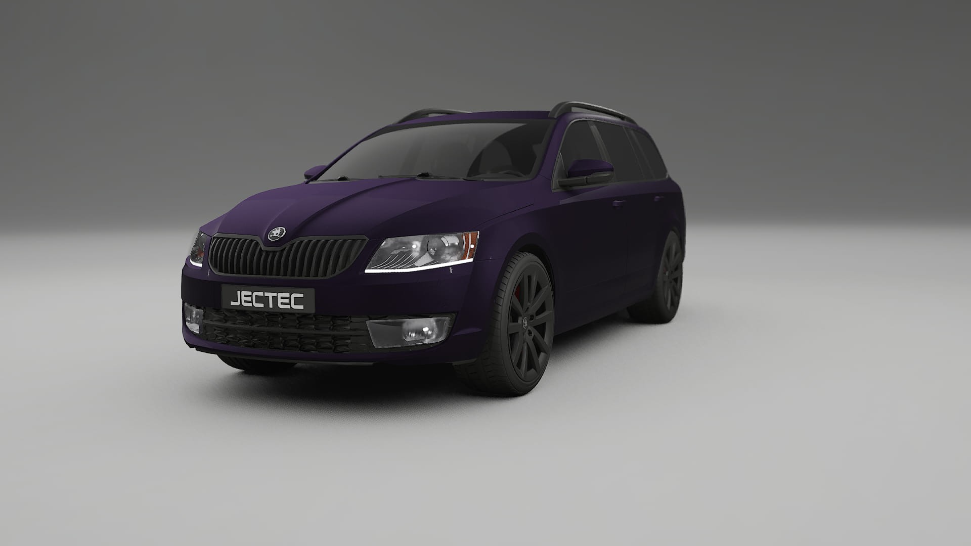 Škoda Octavia combi 5E TPU Paint Protection Film | VIOLET Color Change PPF Full Pre-Cut Kit