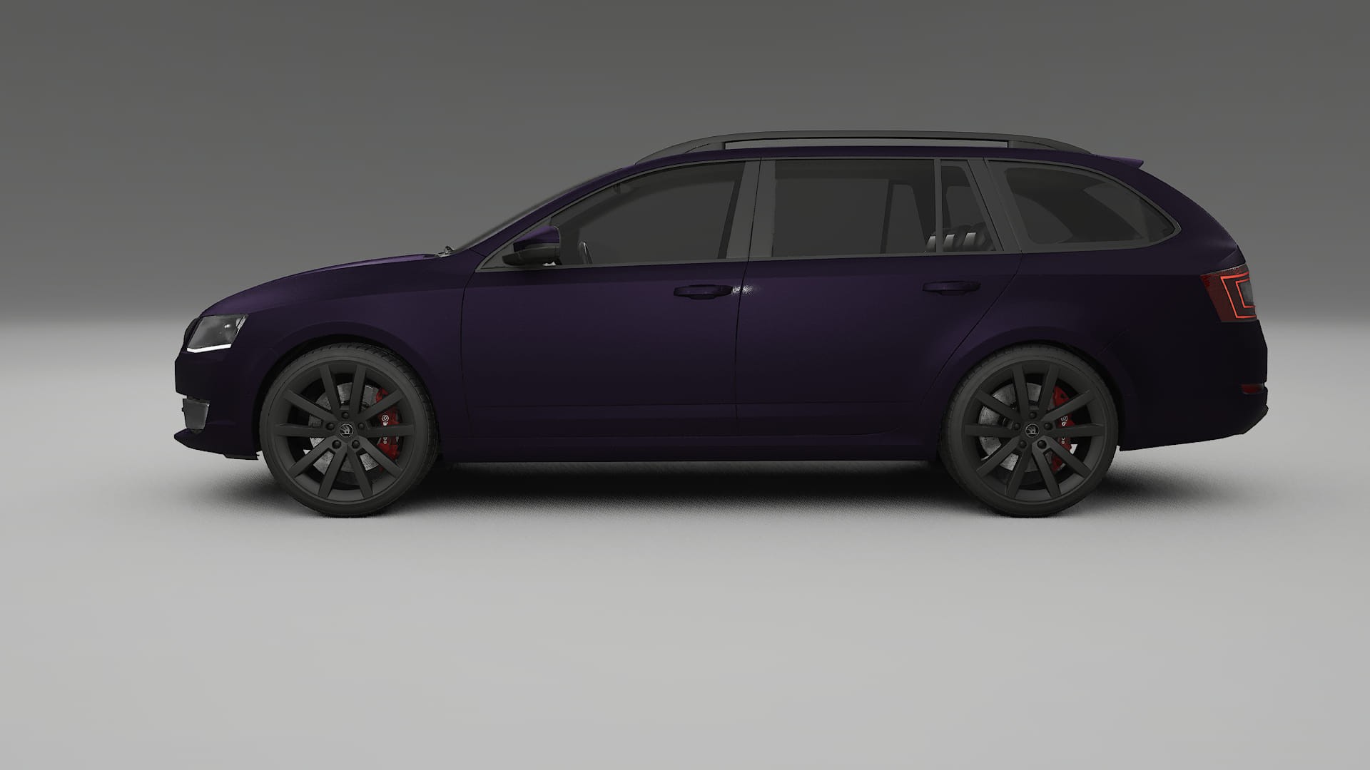 Škoda Octavia combi 5E TPU Paint Protection Film | VIOLET Color Change PPF Full Pre-Cut Kit