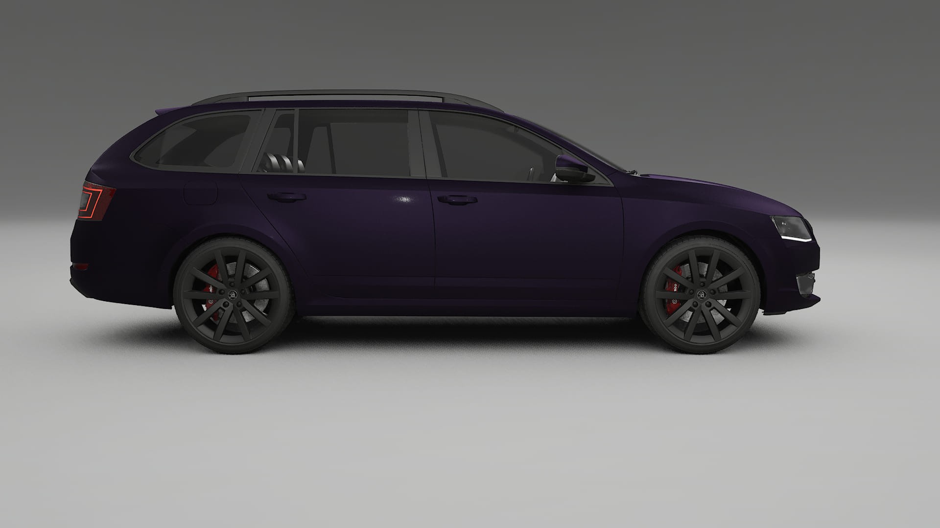 Škoda Octavia combi 5E TPU Paint Protection Film | VIOLET Color Change PPF Full Pre-Cut Kit