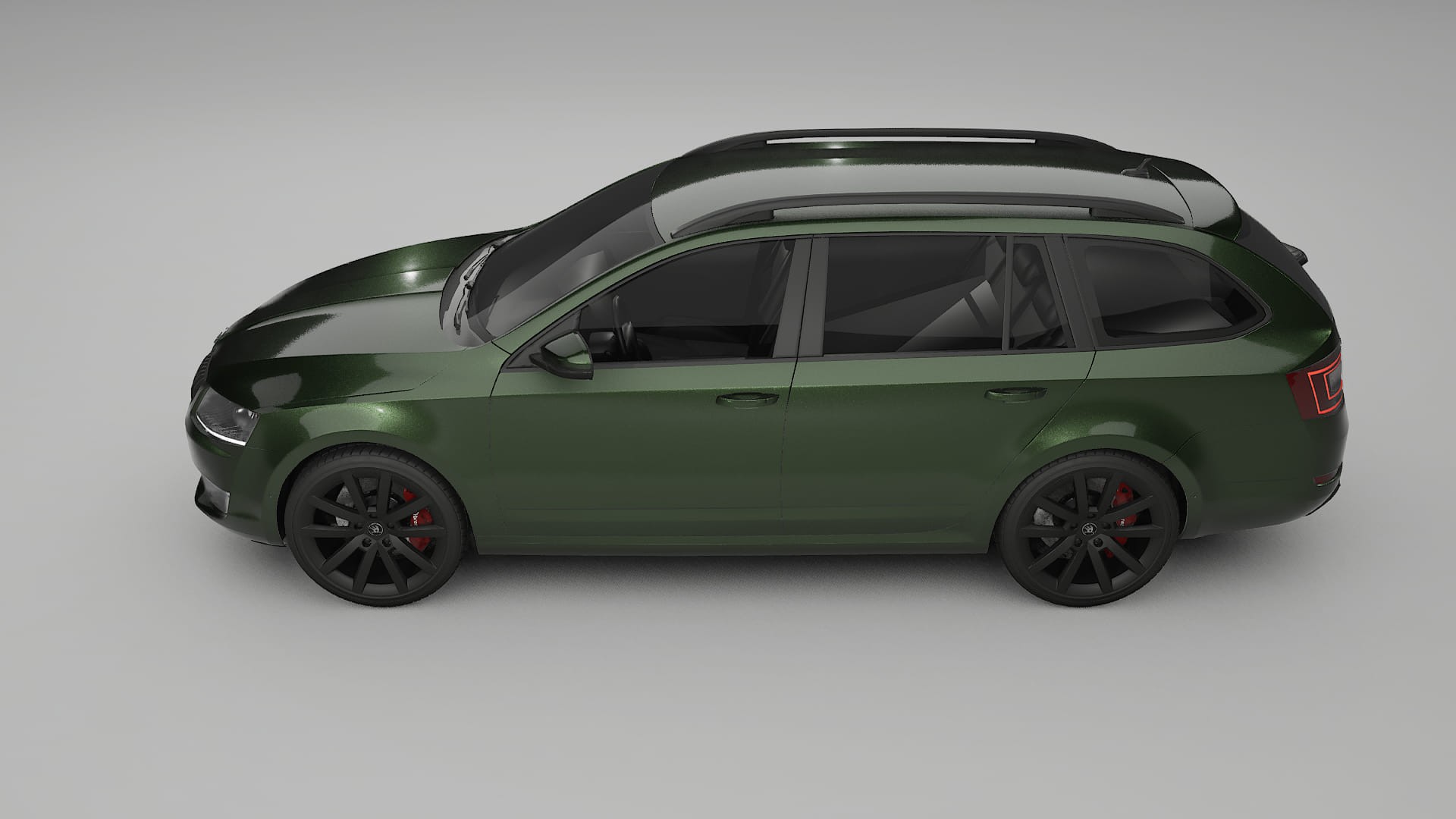 Škoda Octavia combi 5E TPU Paint Protection Film | LAGOON Color Change PPF Full Pre-Cut Kit