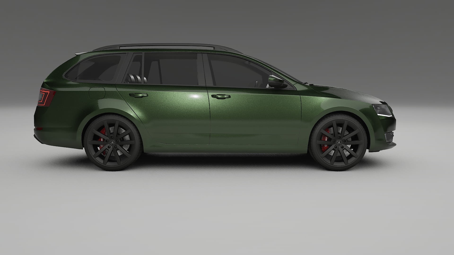 Škoda Octavia combi 5E TPU Paint Protection Film | LAGOON Color Change PPF Full Pre-Cut Kit