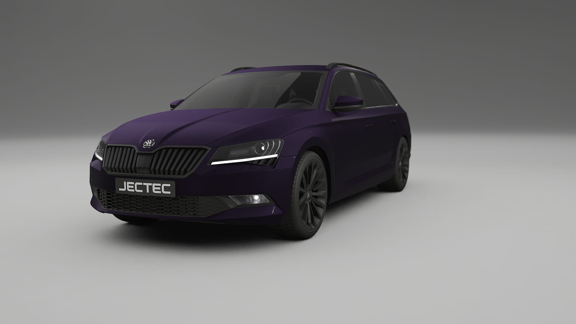 Škoda Superb B8 TPU Paint Protection Film | VIOLET Color Change PPF Full Pre-Cut Kit