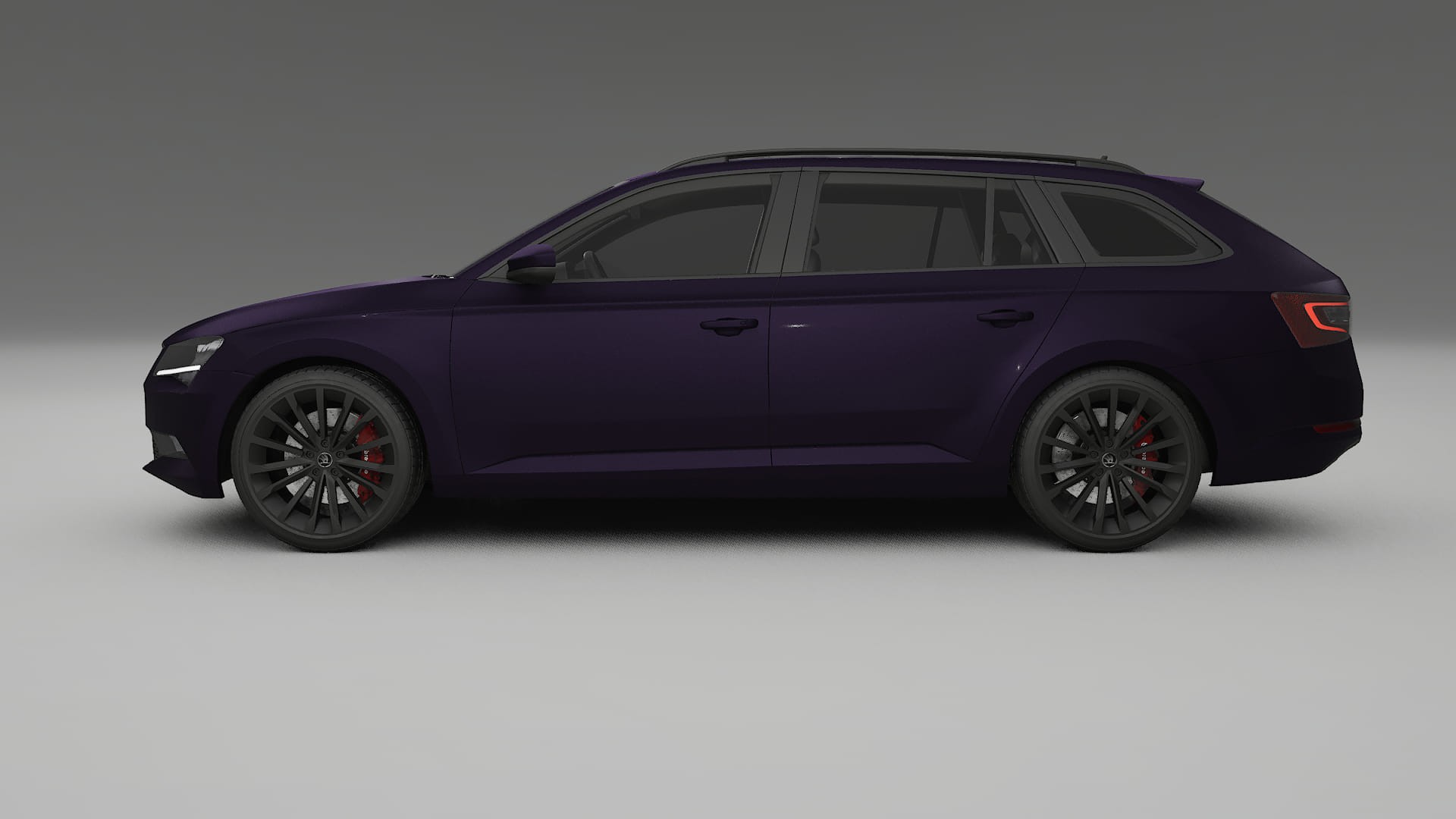 Škoda Superb B8 TPU Paint Protection Film | VIOLET Color Change PPF Full Pre-Cut Kit