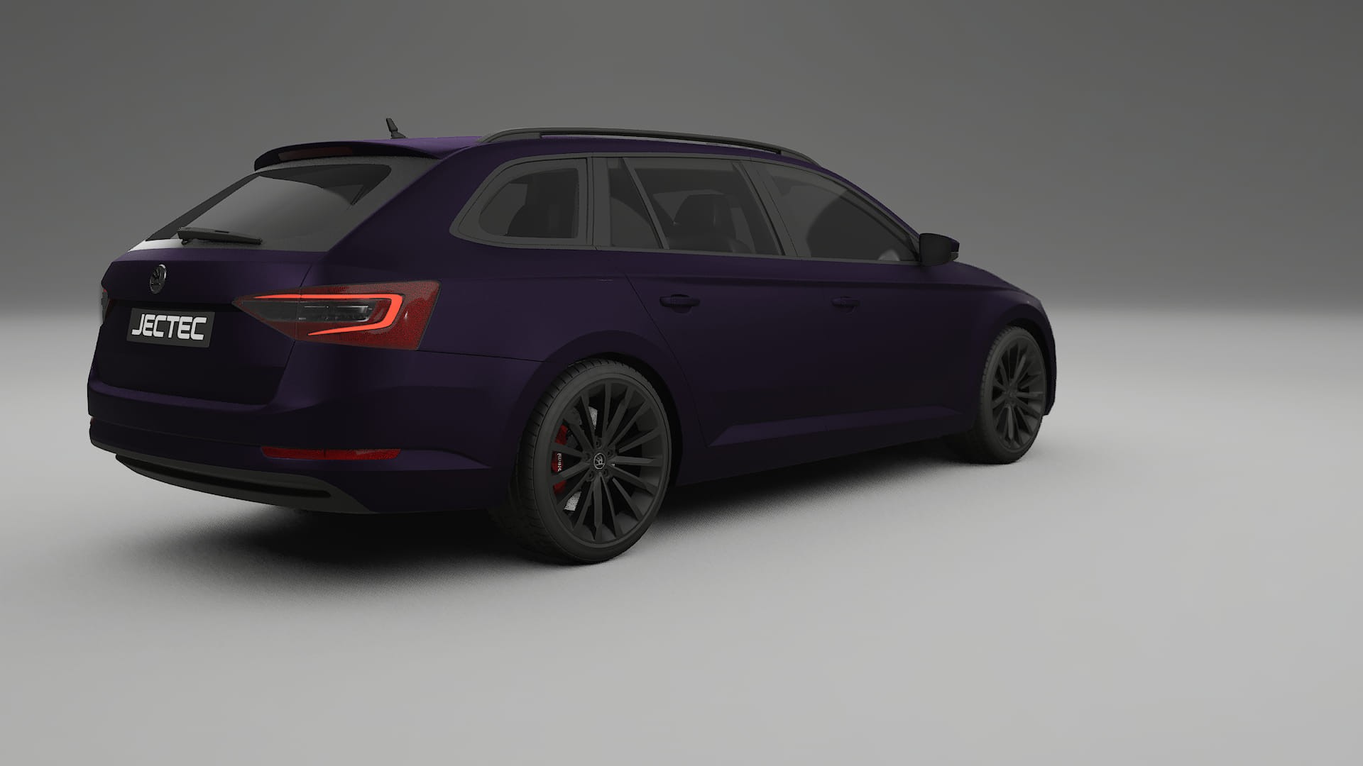 Škoda Superb B8 TPU Paint Protection Film | VIOLET Color Change PPF Full Pre-Cut Kit