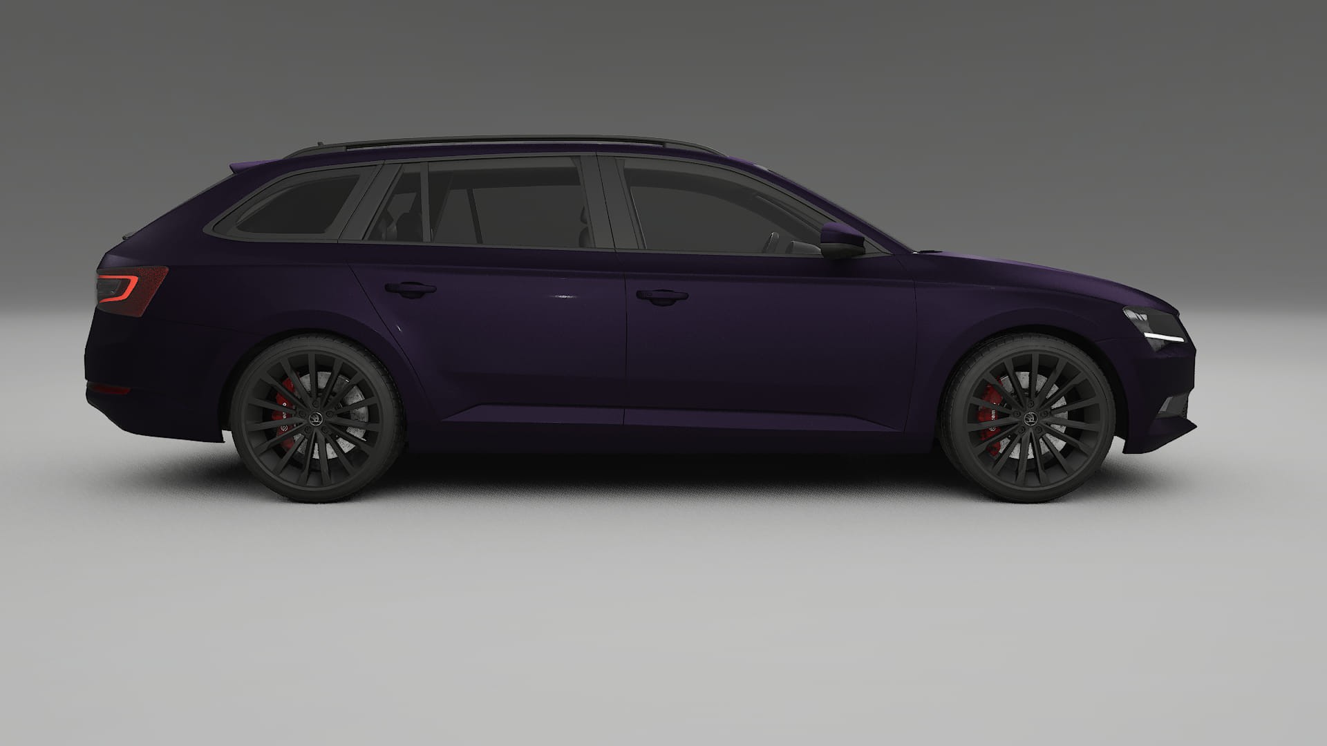 Škoda Superb B8 TPU Paint Protection Film | VIOLET Color Change PPF Full Pre-Cut Kit