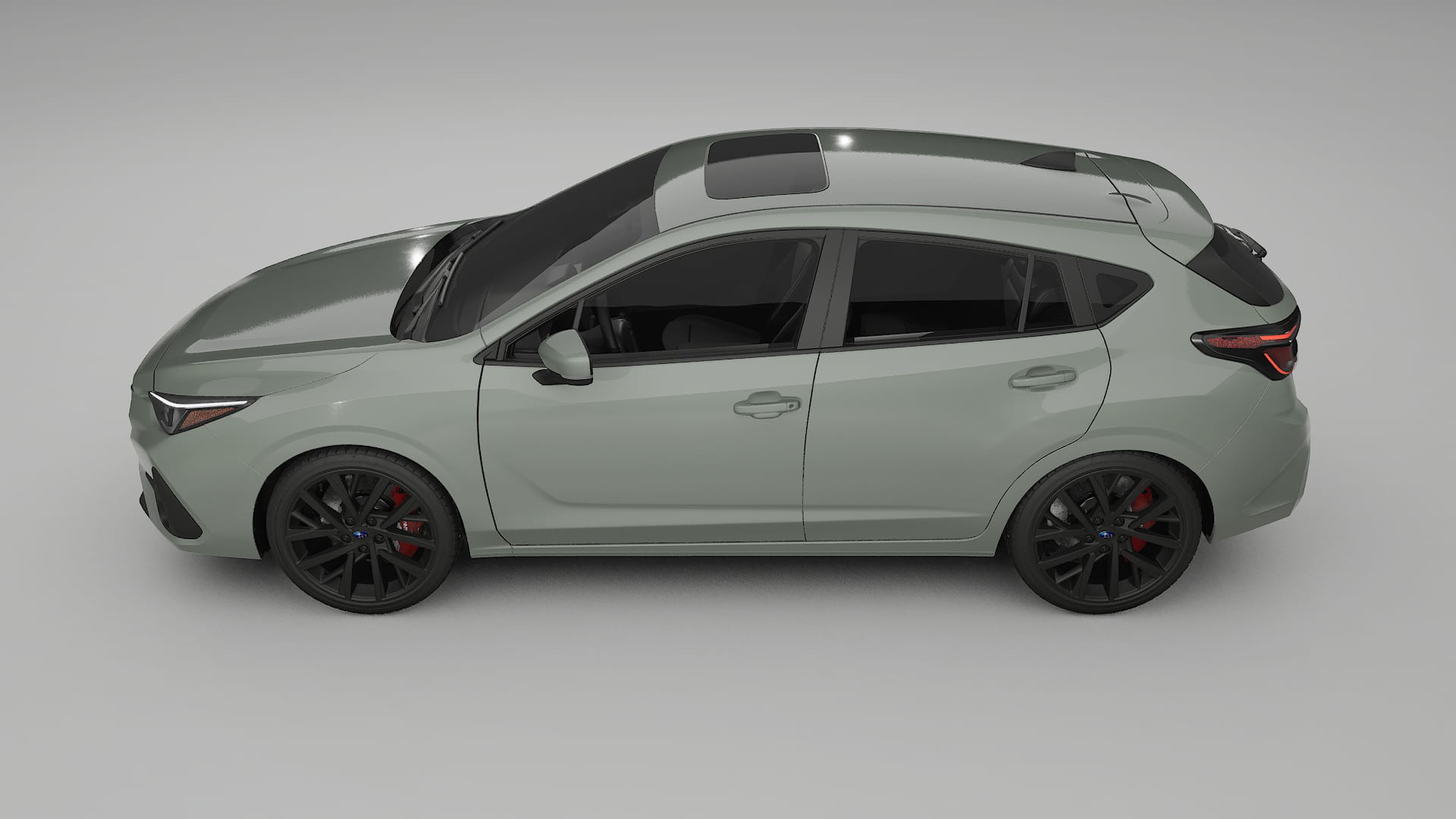 Subaru Impreza GU TPU Paint Protection Film | SLATE Color Change PPF Full Pre-Cut Kit