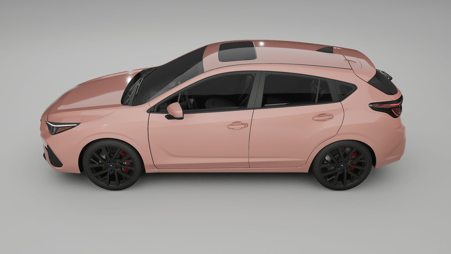 Subaru Impreza GU TPU Paint Protection Film | BLUSH Color Change PPF Full Pre-Cut Kit