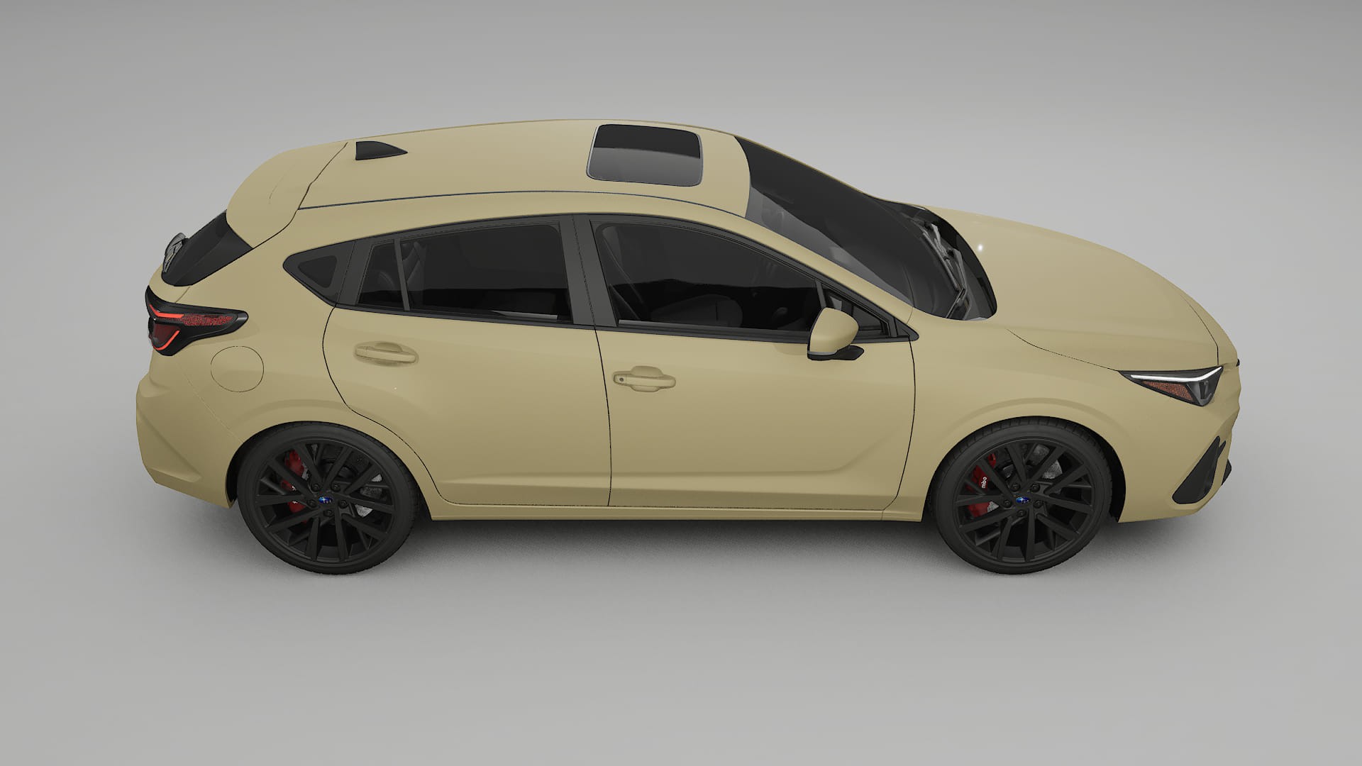 Subaru Impreza GU TPU Paint Protection Film | SAND Color Change PPF Full Pre-Cut Kit