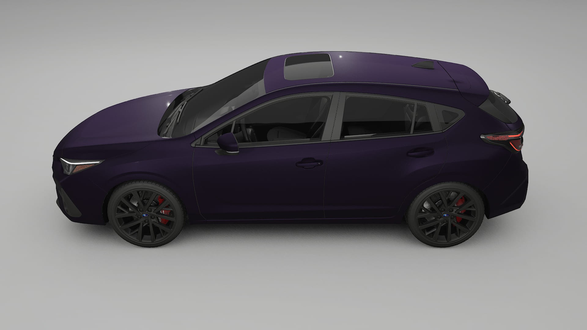 Subaru Impreza GU TPU Paint Protection Film | VIOLET Color Change PPF Full Pre-Cut Kit