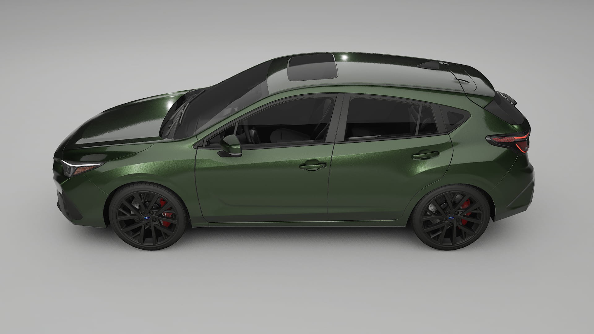 Subaru Impreza GU TPU Paint Protection Film | LAGOON Color Change PPF Full Pre-Cut Kit