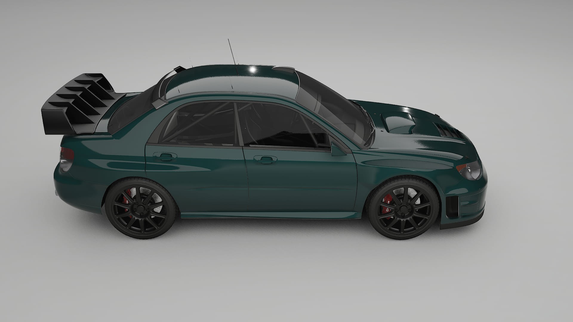 Subaru Impreza WRC GD TPU Paint Protection Film | INFERNO Color Change PPF Full Pre-Cut Kit