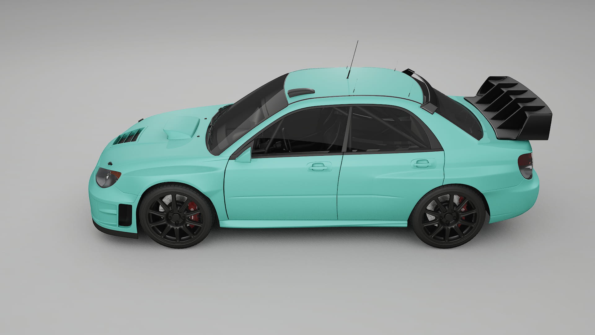 Subaru Impreza WRC GD TPU Paint Protection Film | FROST Color Change PPF Full Pre-Cut Kit