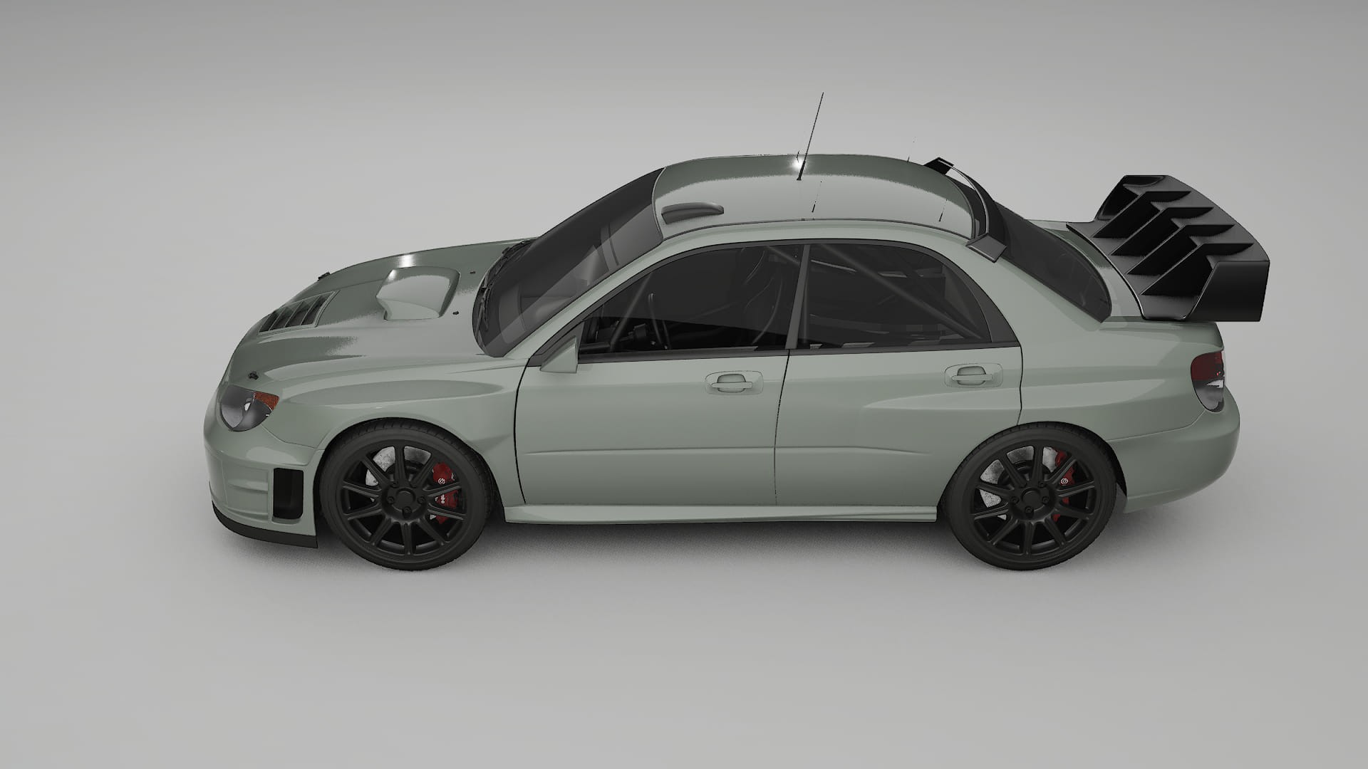 Subaru Impreza WRC GD TPU Paint Protection Film | SLATE Color Change PPF Full Pre-Cut Kit