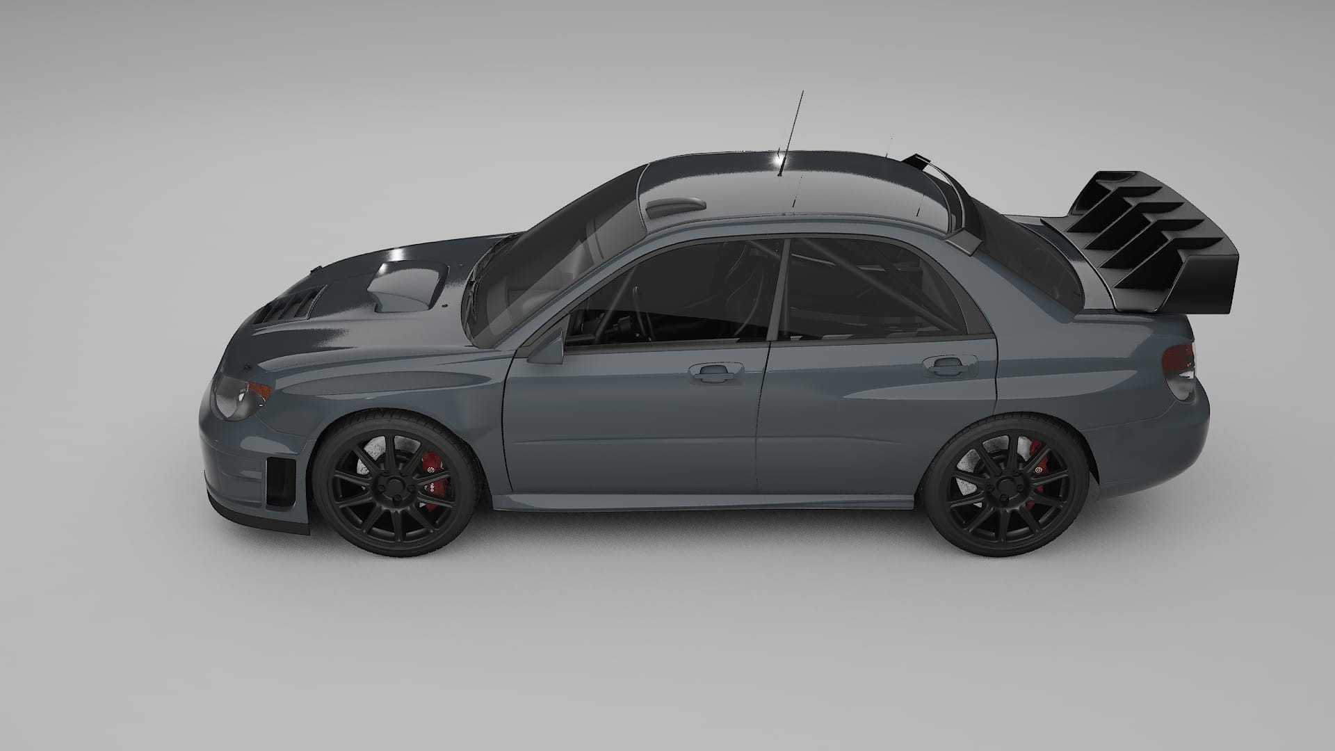 Subaru Impreza WRC GD TPU Paint Protection Film | GRANITE Color Change PPF Full Pre-Cut Kit