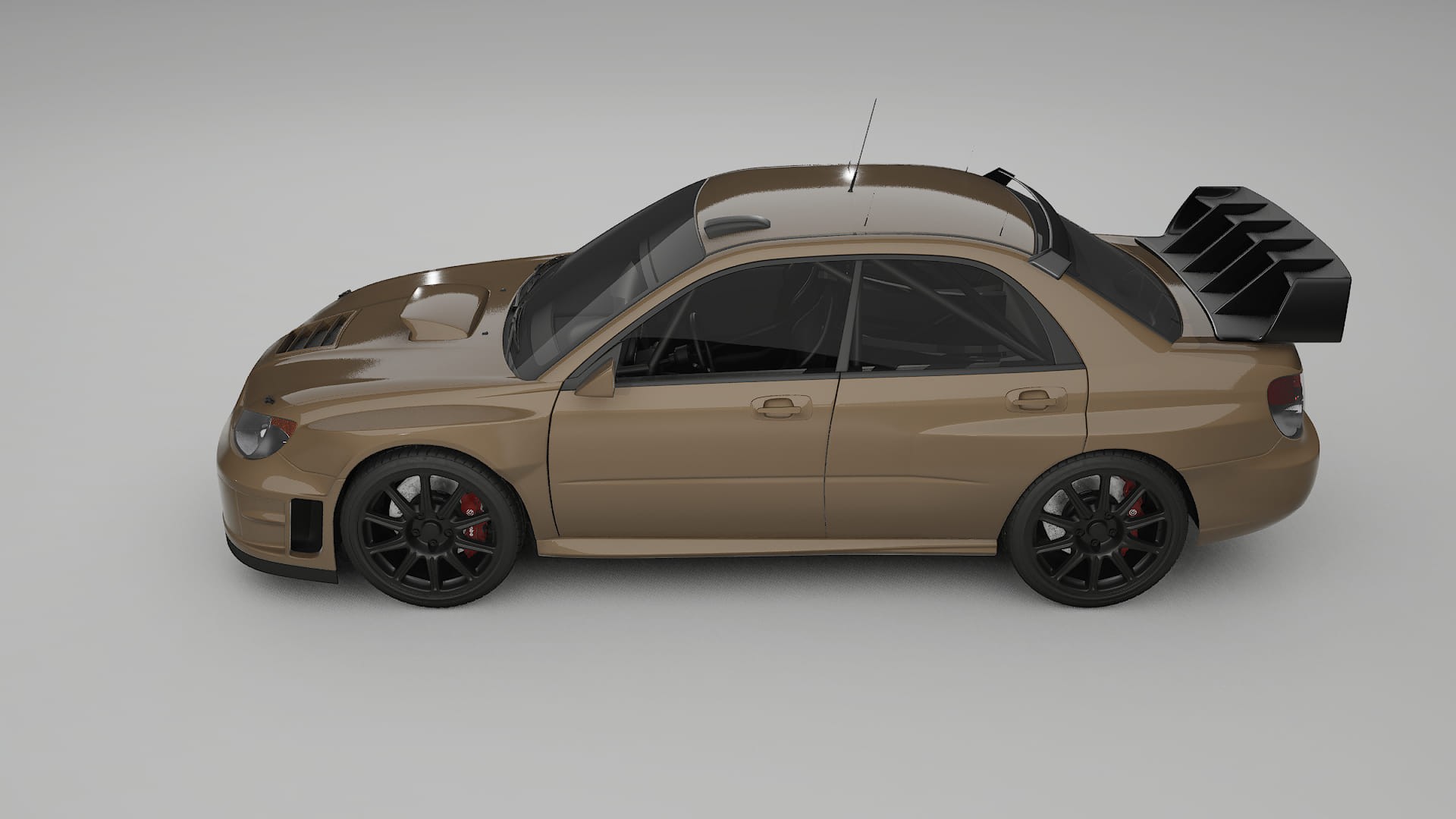 Subaru Impreza WRC GD TPU Paint Protection Film | SAHARA Color Change PPF Full Pre-Cut Kit