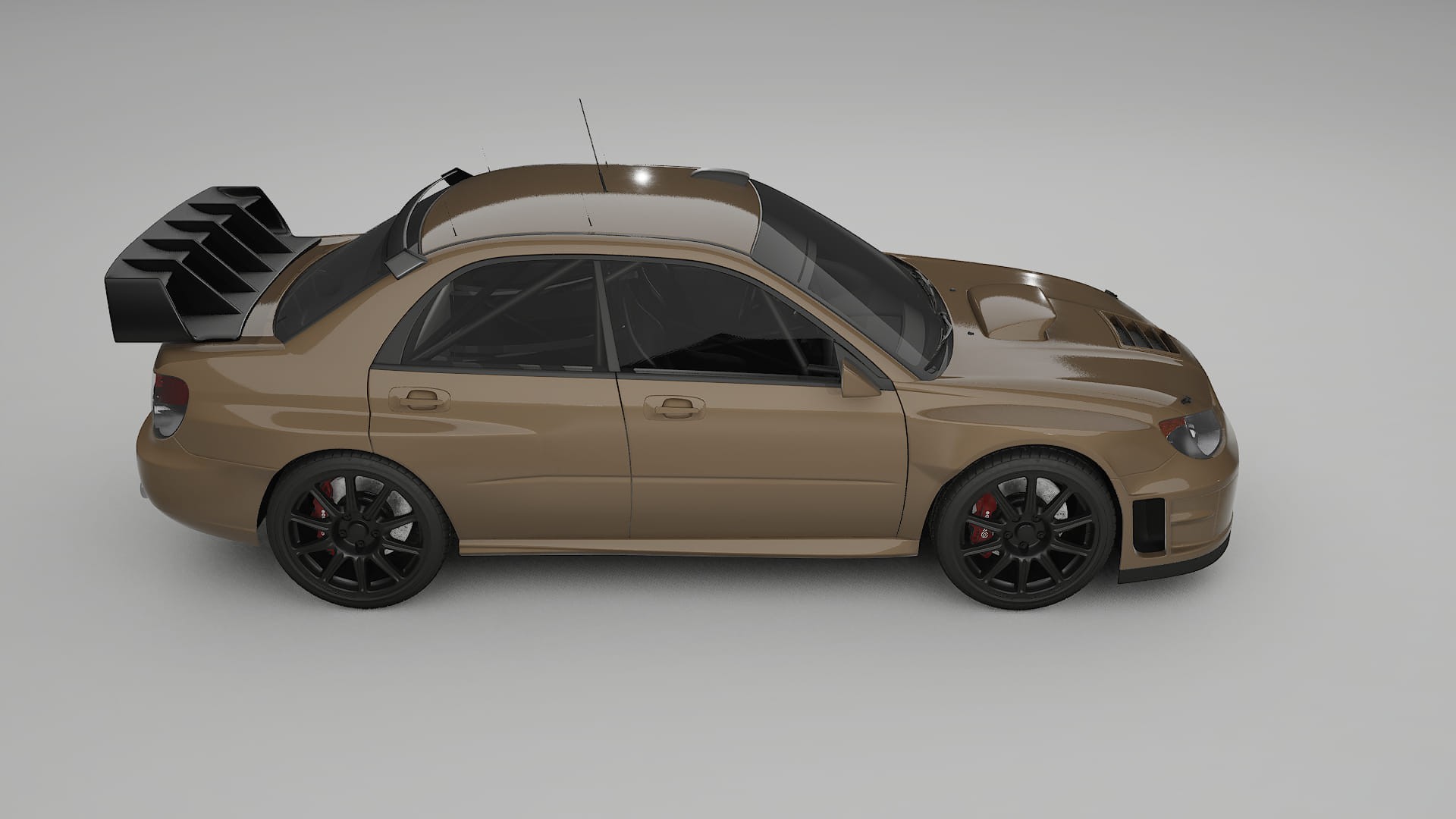 Subaru Impreza WRC GD TPU Paint Protection Film | SAHARA Color Change PPF Full Pre-Cut Kit