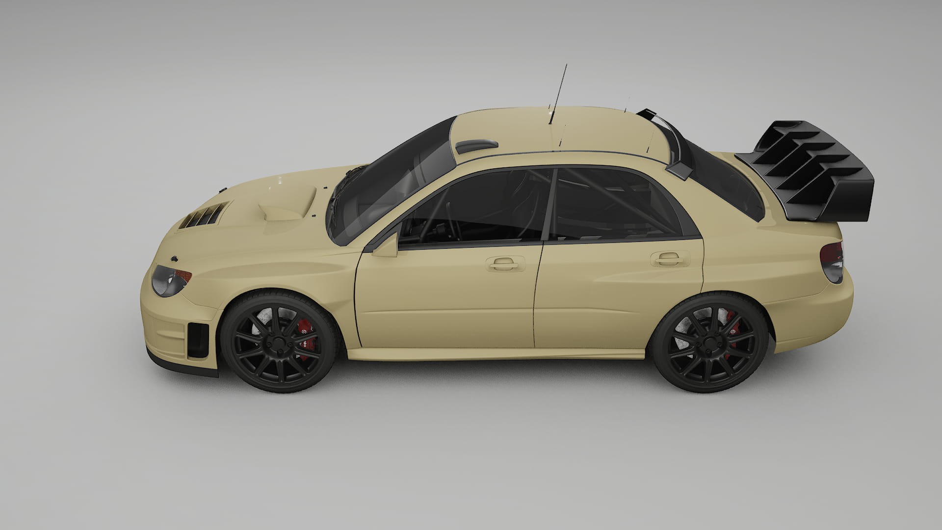 Subaru Impreza WRC GD TPU Paint Protection Film | SAND Color Change PPF Full Pre-Cut Kit