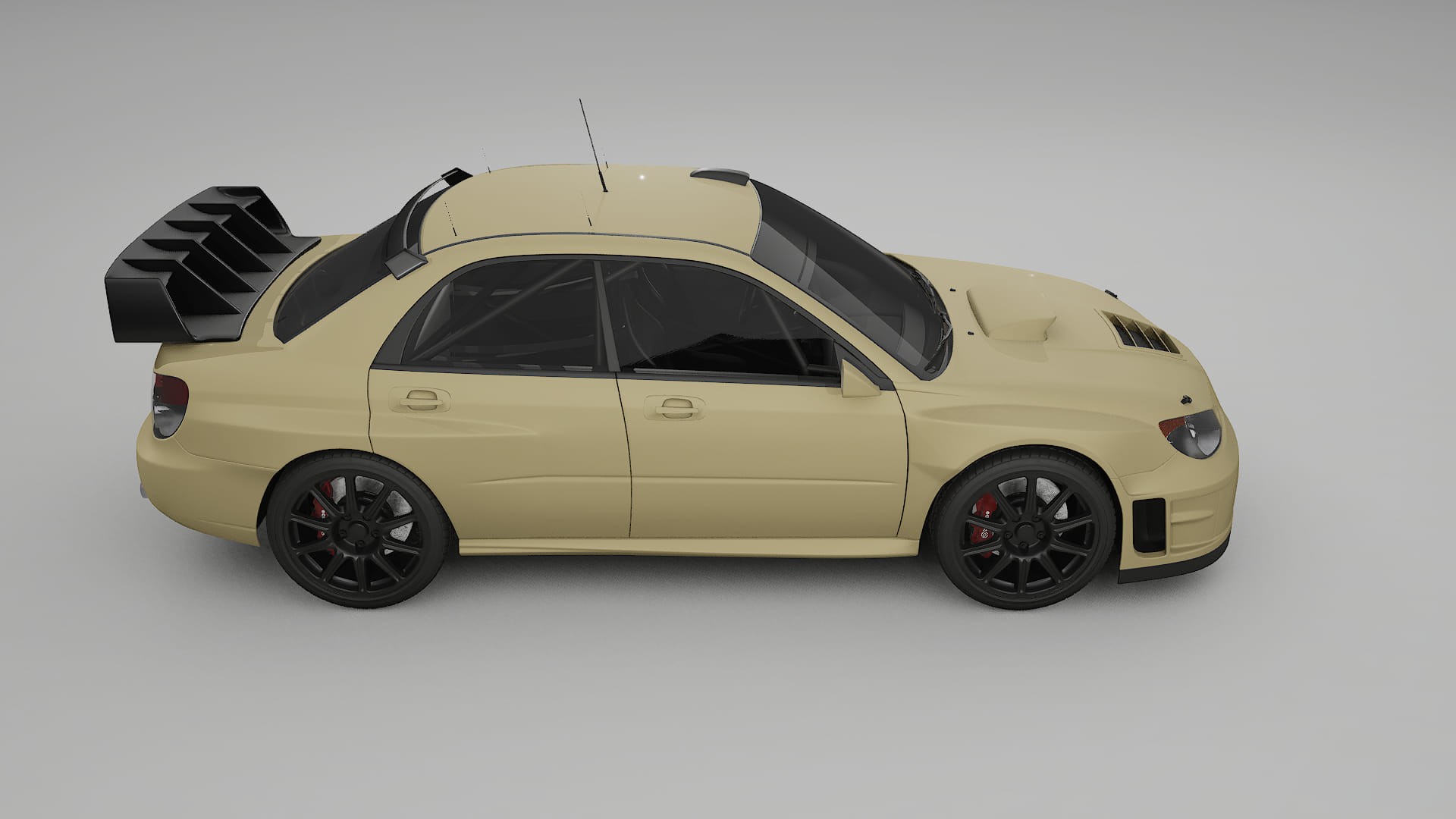 Subaru Impreza WRC GD TPU Paint Protection Film | SAND Color Change PPF Full Pre-Cut Kit