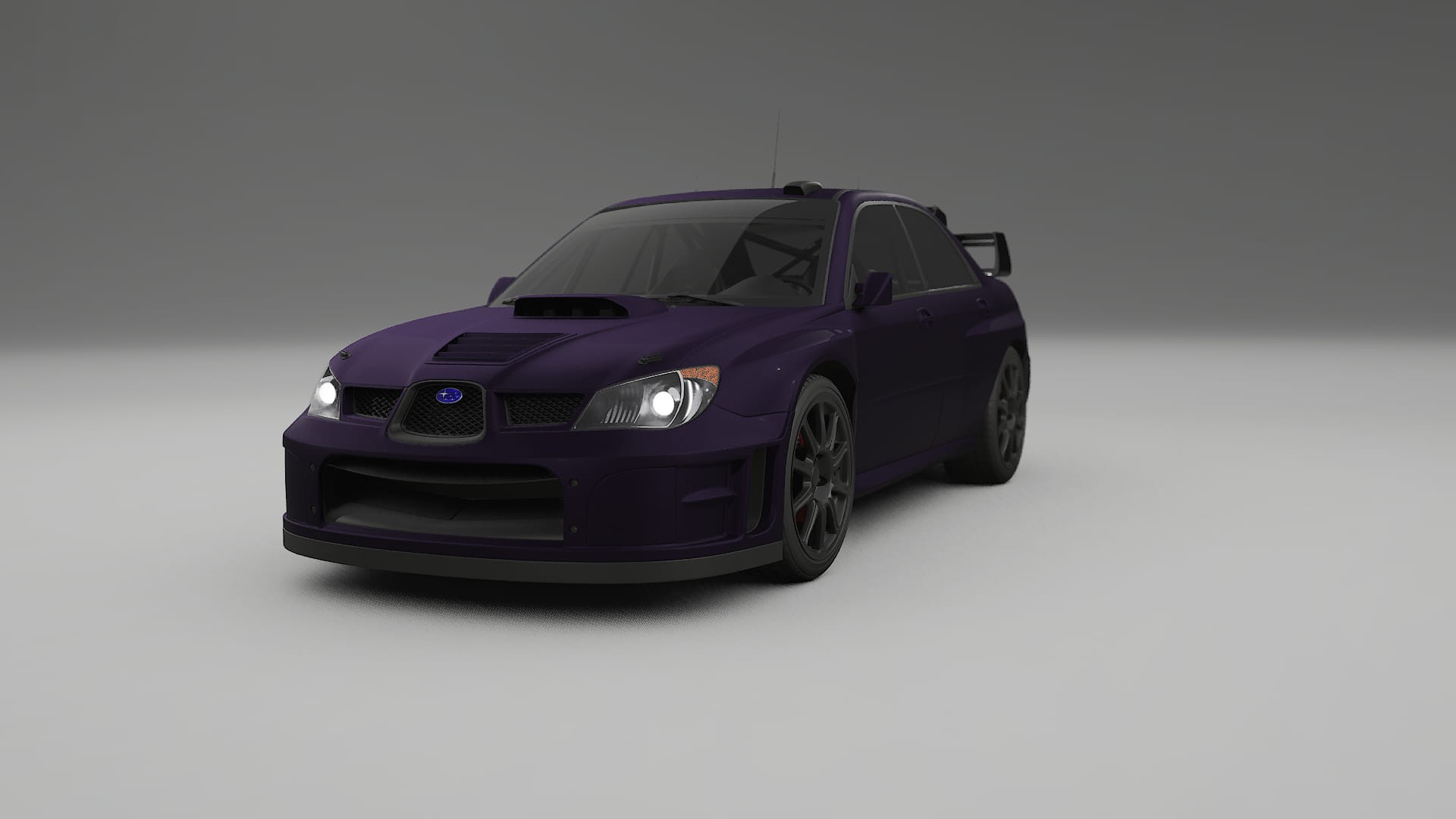Subaru Impreza WRC GD TPU Paint Protection Film | VIOLET Color Change PPF Full Pre-Cut Kit