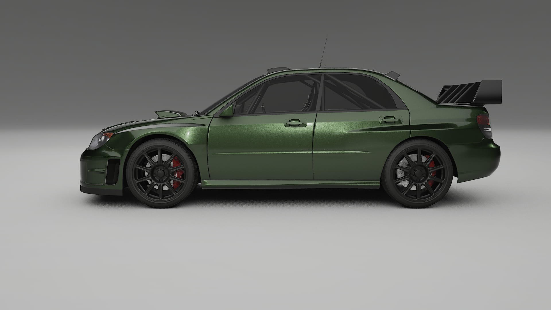 Subaru Impreza WRC GD TPU Paint Protection Film | LAGOON Color Change PPF Full Pre-Cut Kit