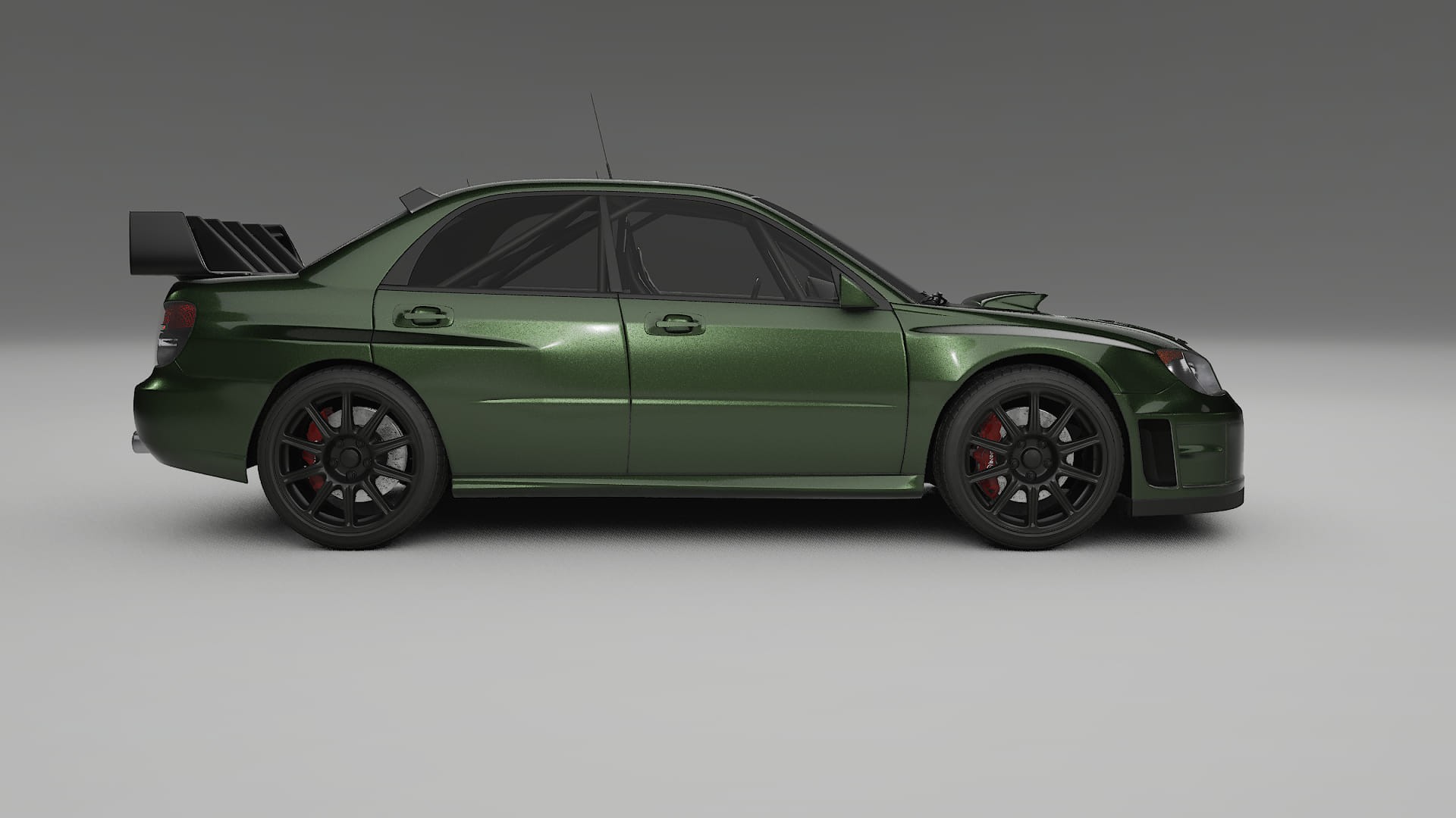 Subaru Impreza WRC GD TPU Paint Protection Film | LAGOON Color Change PPF Full Pre-Cut Kit