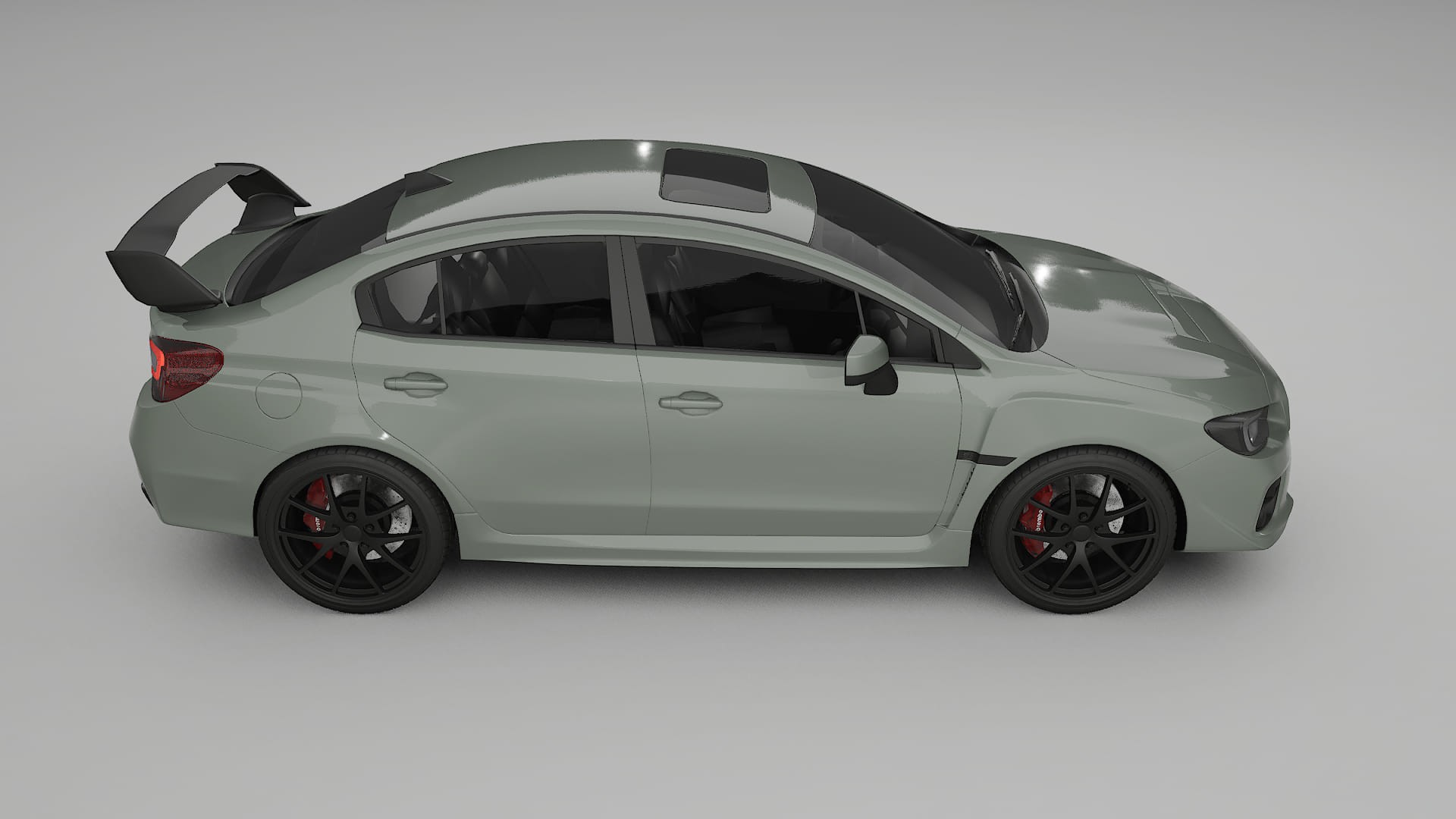 Subaru Impreza WRX Sti VA prefacelift pre-LCI TPU Paint Protection Film | SLATE Color Change PPF Full Pre-Cut Kit