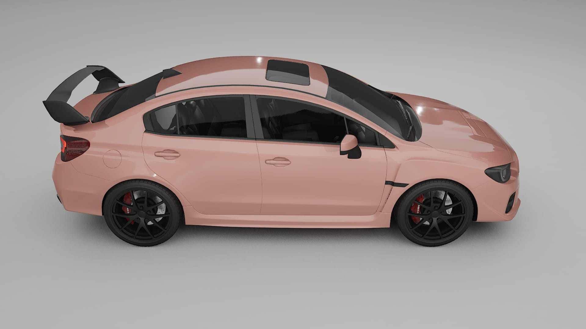 Subaru Impreza WRX Sti VA prefacelift pre-LCI TPU Paint Protection Film | BLUSH Color Change PPF Full Pre-Cut Kit