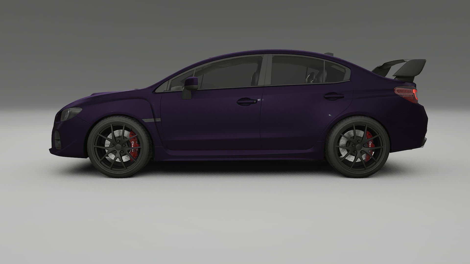 Subaru Impreza WRX Sti VA prefacelift pre-LCI TPU Paint Protection Film | VIOLET Color Change PPF Full Pre-Cut Kit