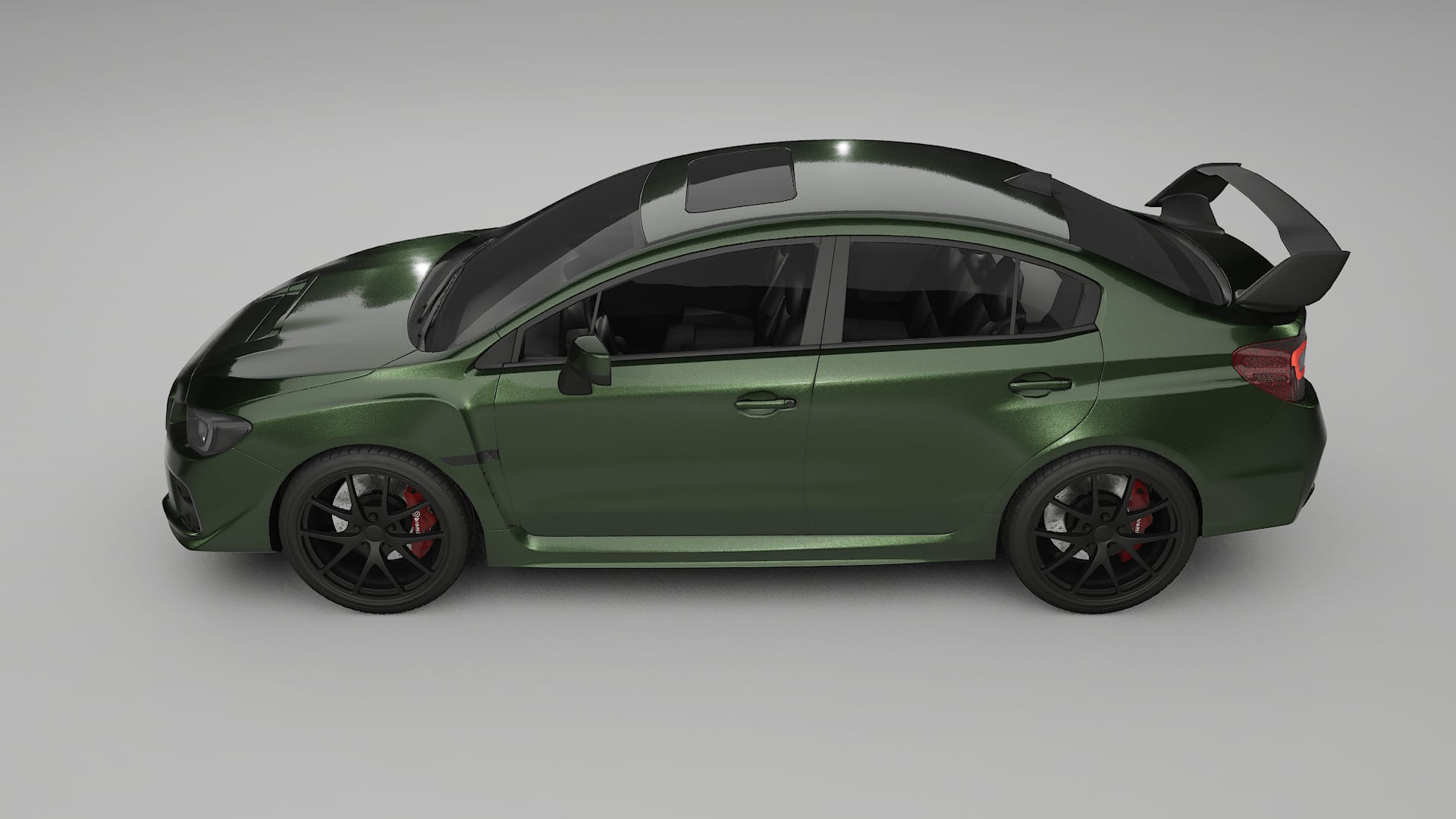 Subaru Impreza WRX Sti VA prefacelift pre-LCI TPU Paint Protection Film | LAGOON Color Change PPF Full Pre-Cut Kit